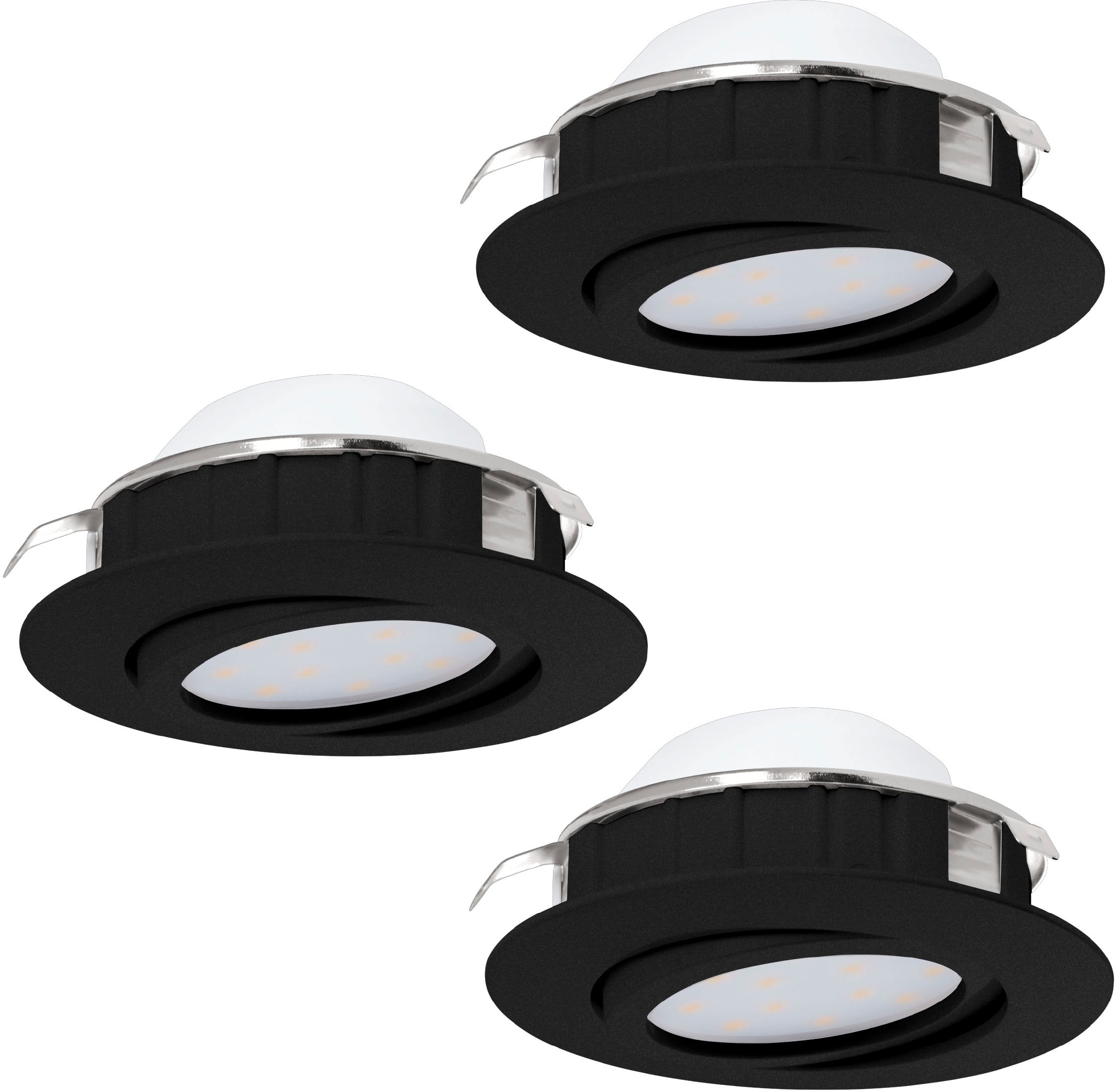 EGLO LED-Deckeneinbaustrahler »PINEDA«, 3er Set günstig online kaufen
