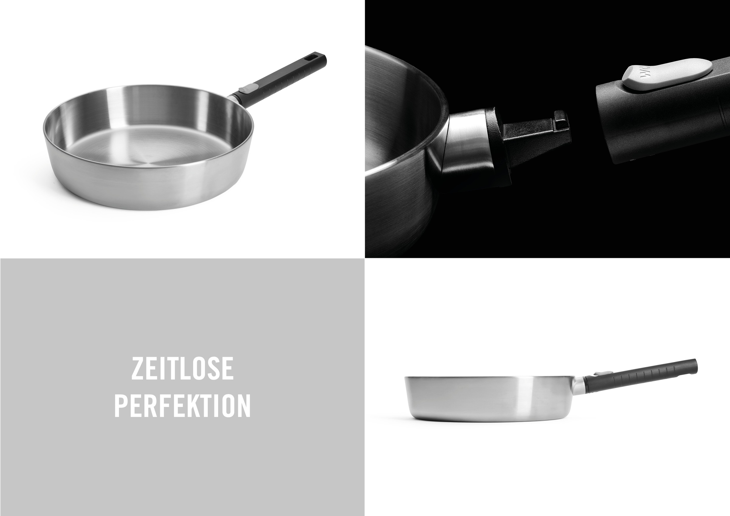 WOLL Schmorpfanne »Logic Steel«, Edelstahl 18/10, (1 tlg.), 5-Schicht-Aufba günstig online kaufen
