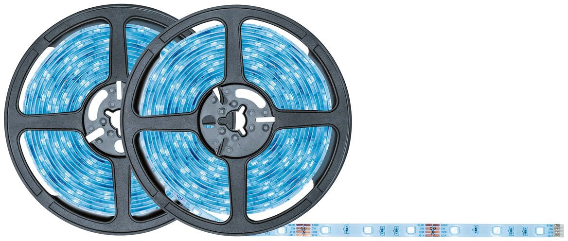 Paulmann LED Stripe »SimpLED 10m RGB bunt dimmbar Set beschichtet 28W«, 1 St.-flammig, mit Fernbedienung, Memoryfunktion