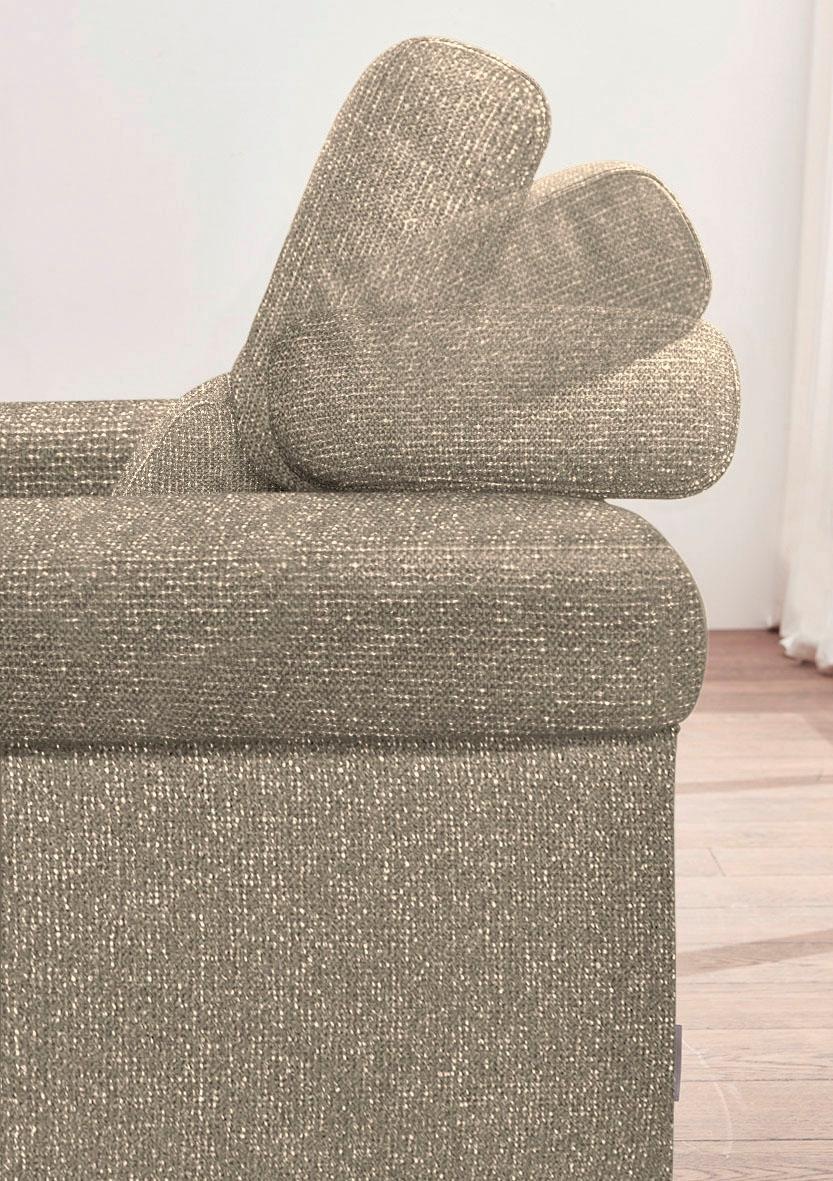 W.SCHILLIG 2,5-Sitzer »finn«, German Design Award 2016, Fußgestell Nussbaum natur, Breite 230 cm