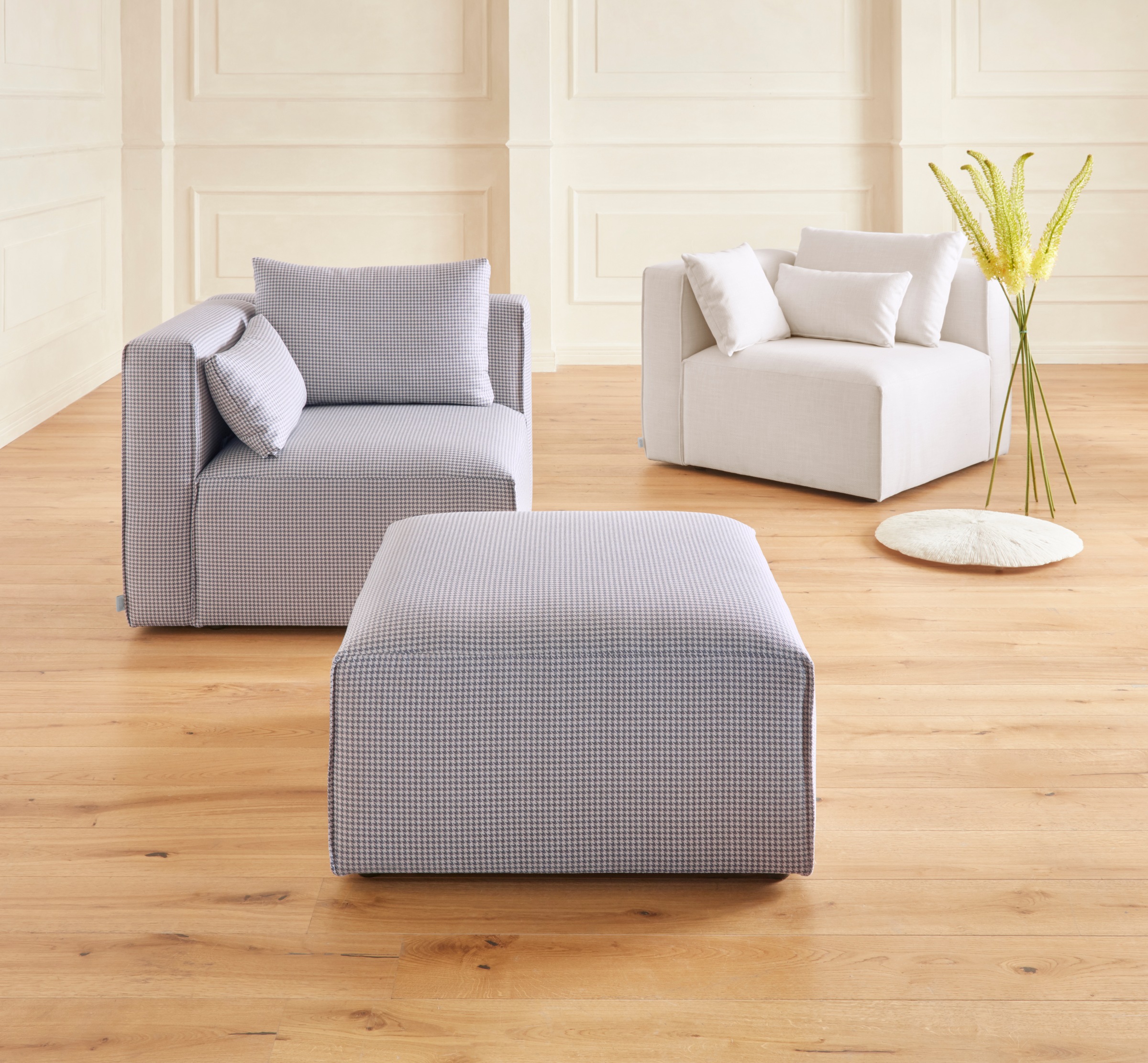 Guido Maria Kretschmer Home&Living Hocker »Comfine«, Modul-Hocker zur indiv günstig online kaufen