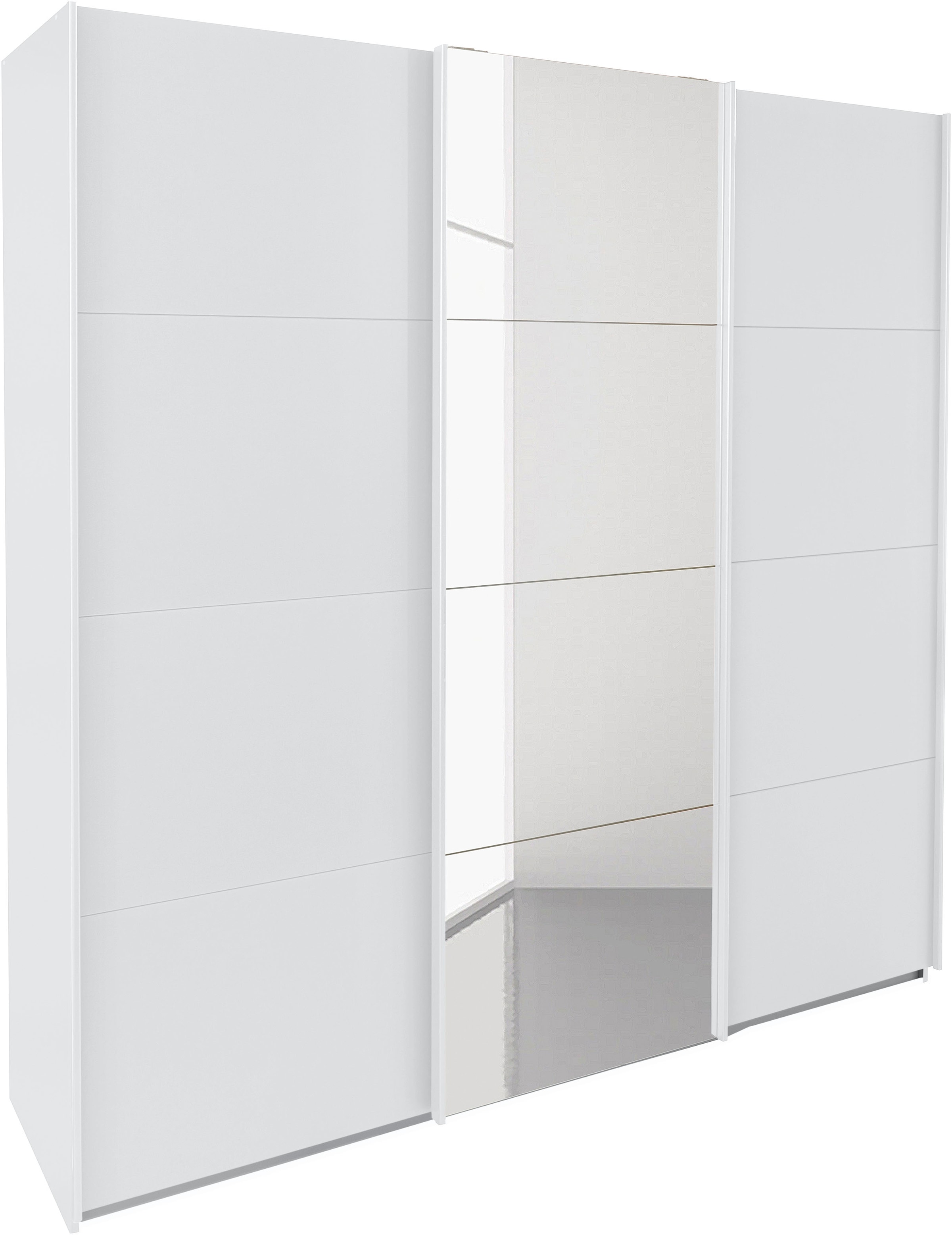 rauch Schwebetürenschrank »Kleiderschrank Schrank Garderobe TOPSELLER OTELI inkl. Inneneinteilung« Breiten 203/271/315/360 cm Höhen 210/229 cm,  mit 3 Innenschubladen sowie zusätzlichen Einlegeböden MADE IN GERMANY