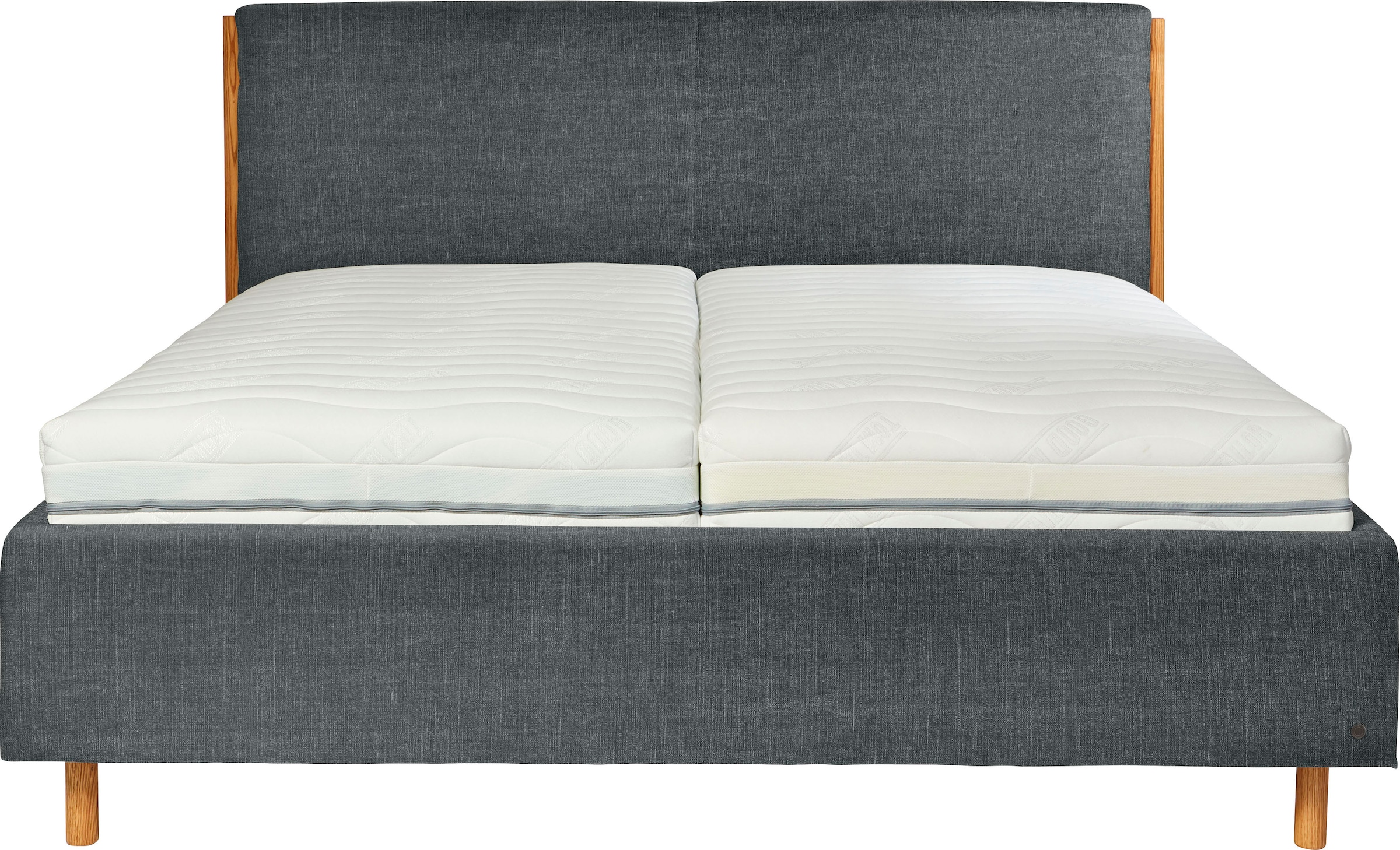 3. Bild von TOM TAILOR HOME Polsterbett »CALIFORNIA BED«, mit seitlichen Holzakzenten am Kopfteil