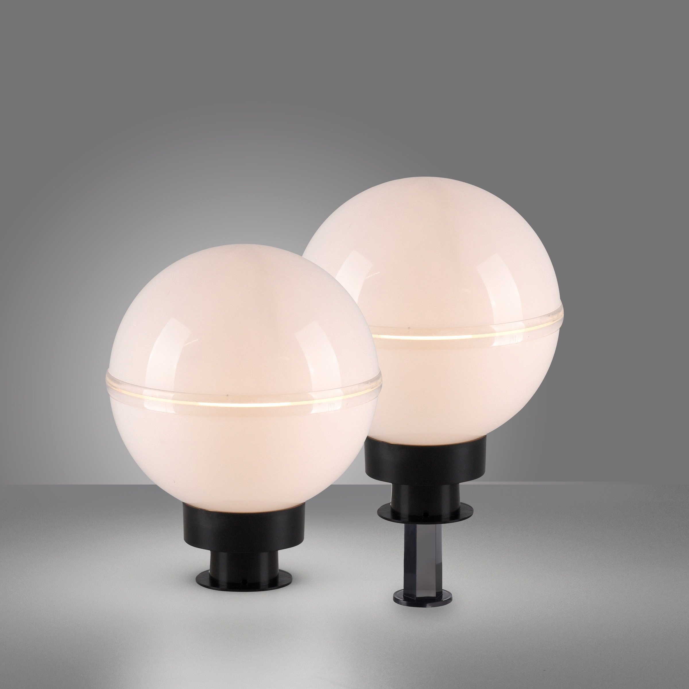 JUST LIGHT Kugelleuchte »HEMIS«, Set 2-teilig, IP44, ohne Leuchtmittel E27