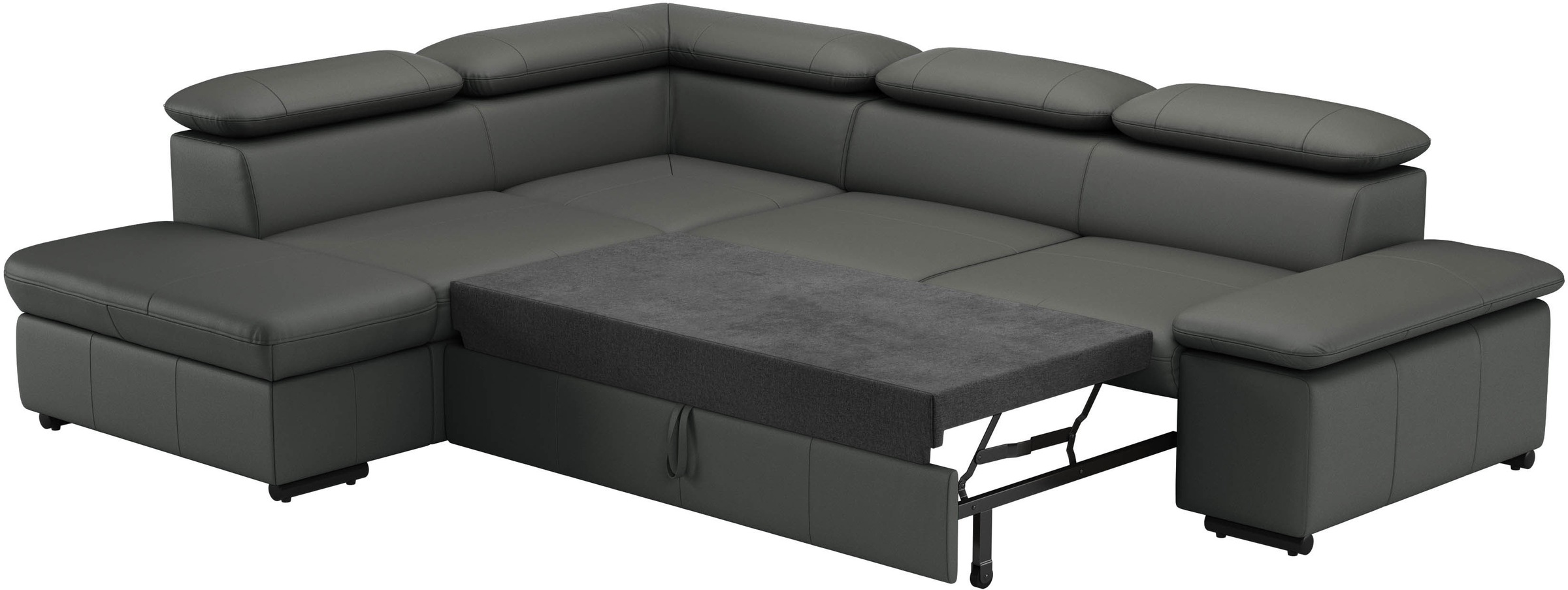 sit&more Ecksofa »Alcudia L-Form«, mit Armteilverstellung, optional Kopfteilverstellung und Bettfunktion