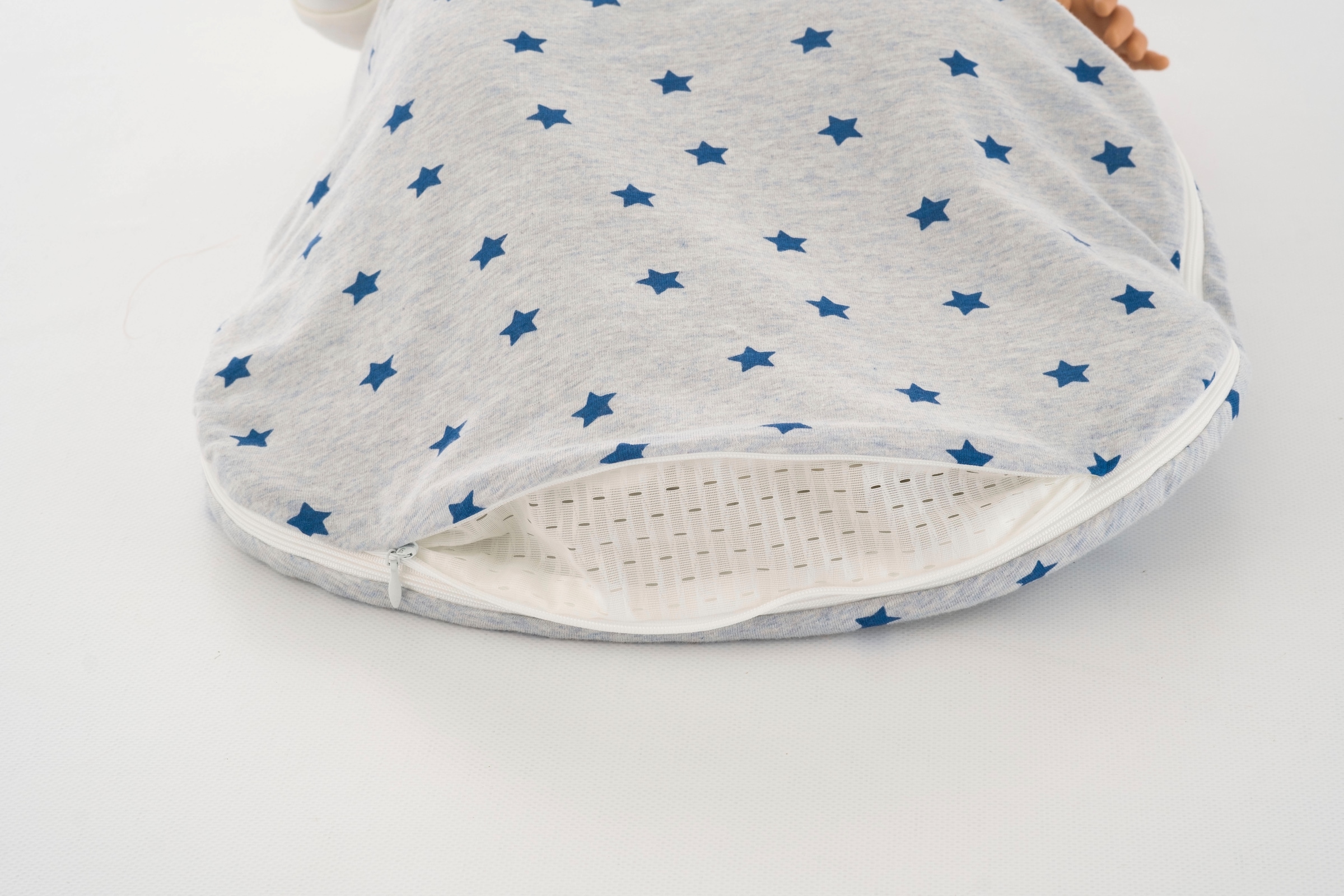 Träumeland Babyschlafsack »Außenschlafsack LIEBMICH, Design Sternentraum blau«, (1 tlg.)
