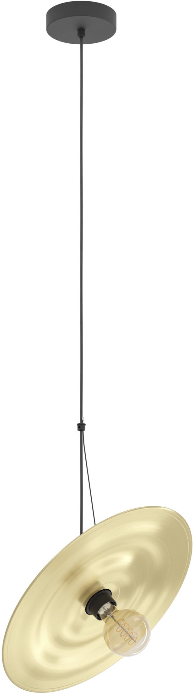 EGLO Hängeleuchte »LINTMILL Pendellampe - Stahl - E27 - 1X40W - IP20« E27 1 günstig online kaufen