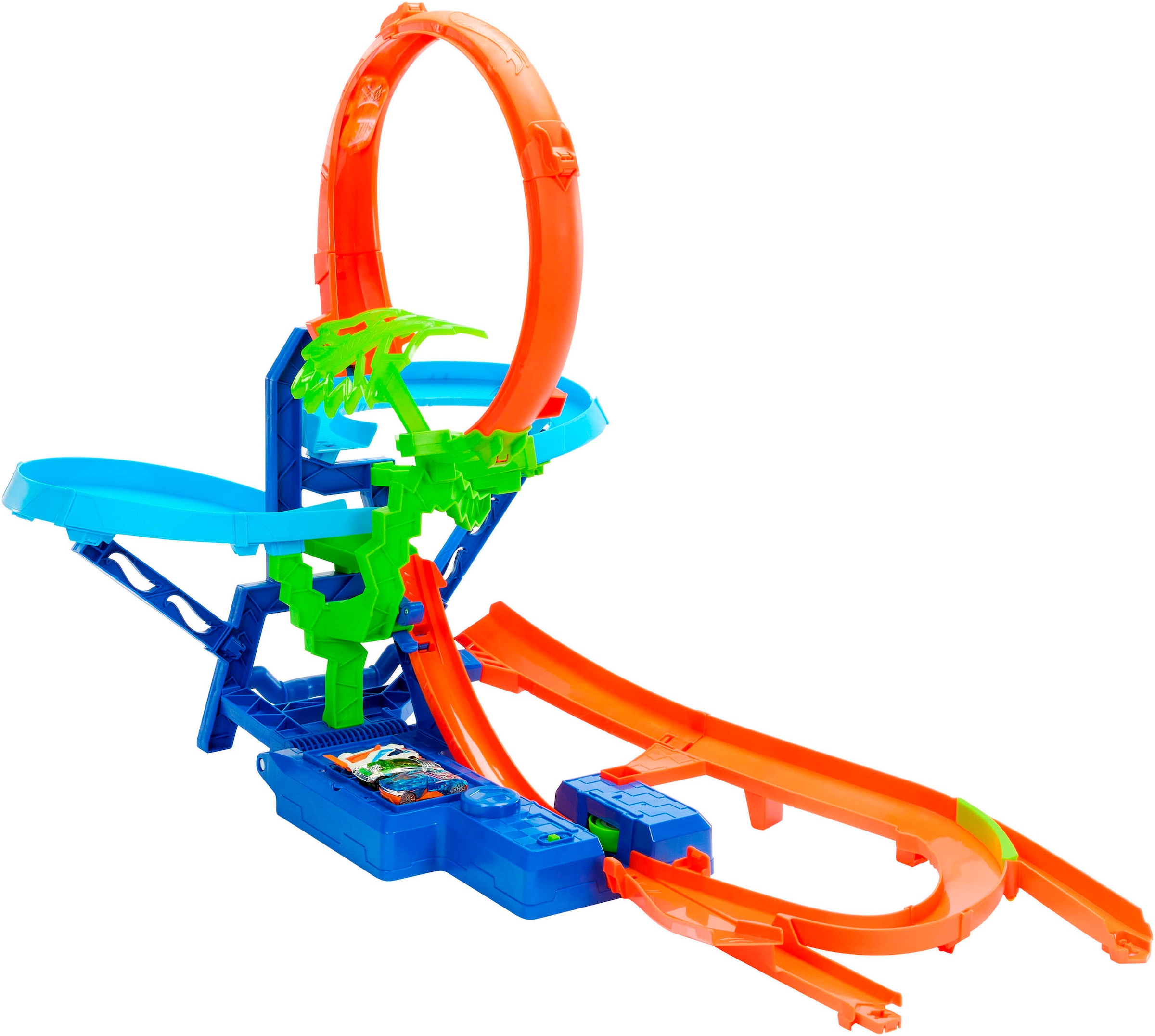 Hot Wheels Autorennbahn »Unendliche Crash-Action«, mit batteriebetriebenen Beschleuniger