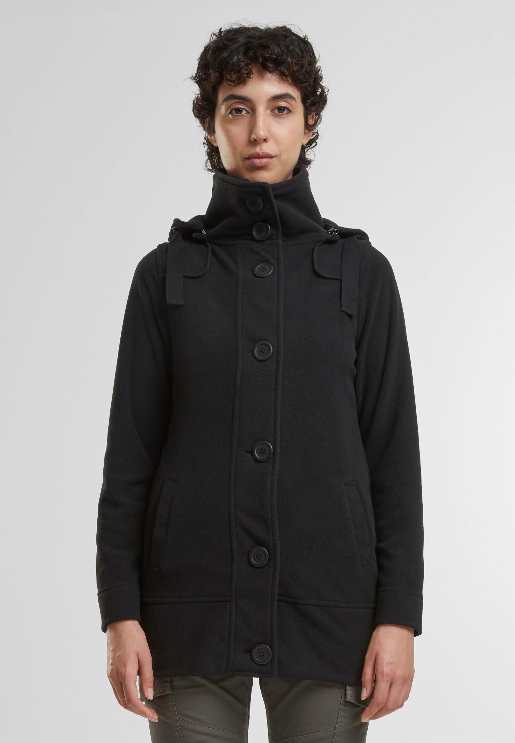 Brandit Winterjacke »Brandit Damen Women Square Fleece Jacket« 1 Stk. tlg. ohne Kapuze