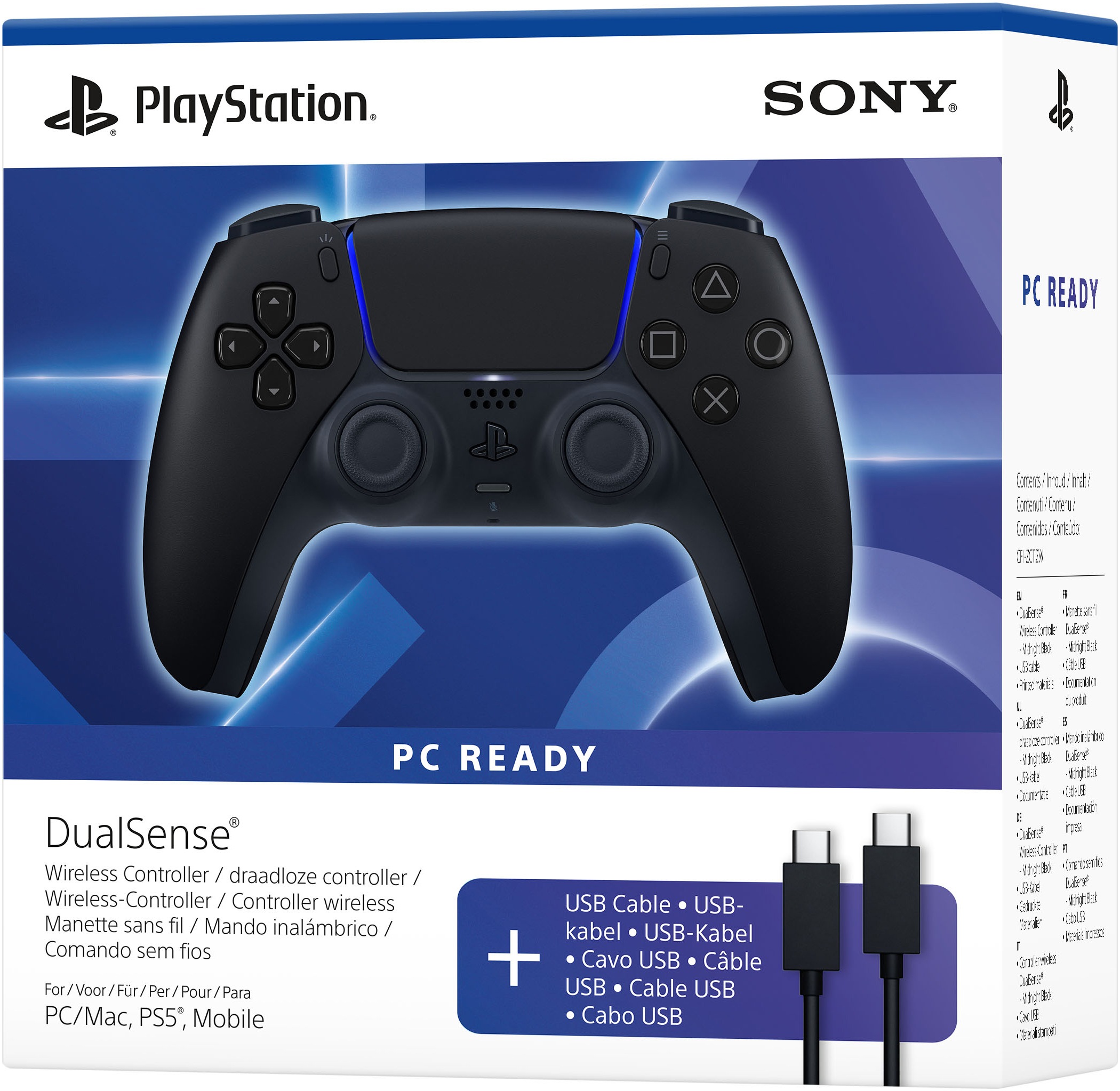 PlayStation 5 PlayStation 5-Controller »DualSense® Wireless-Controller + USB-Kabel für PC«