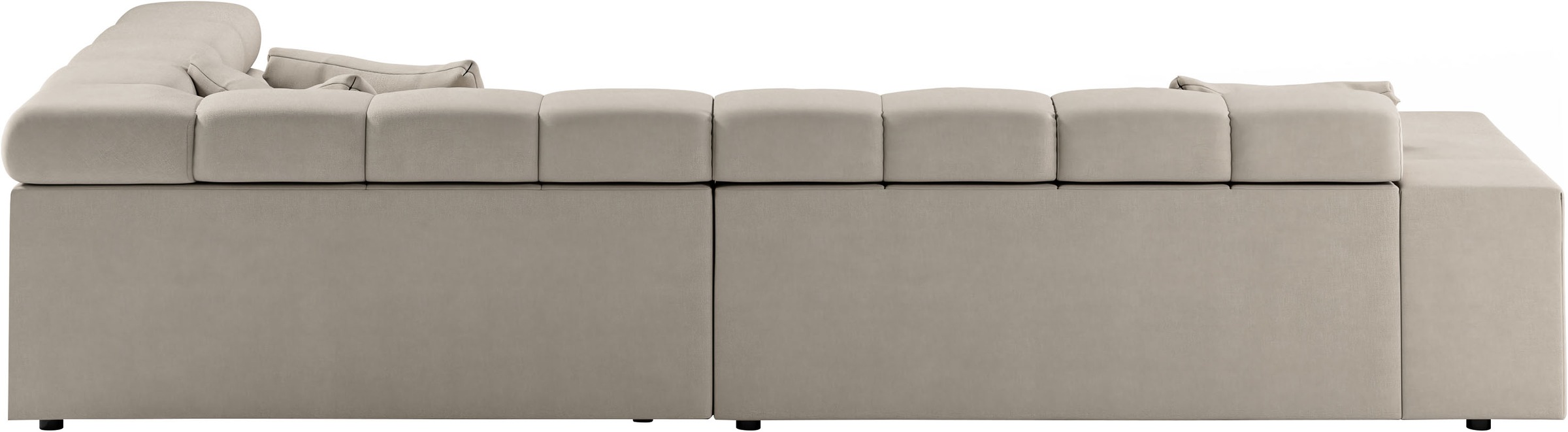 INOSIGN Ecksofa »Ancona incl. Kopfteilverstellung, OTTOs Choice, Breite 319cm, L-Form«, wahlweise motorische Sitztiefenverstellung, auch in Cord + Easy Care