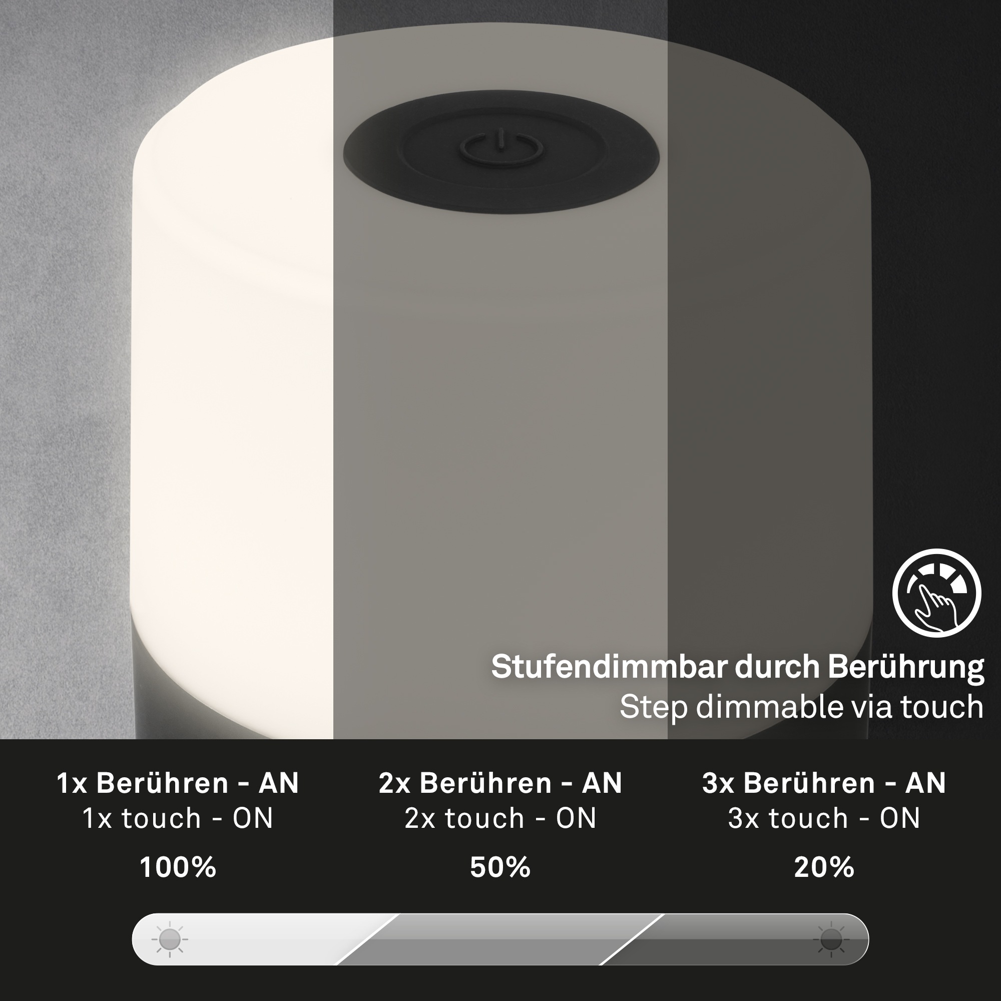 Briloner Leuchten USB Tischleuchte »SMAL«