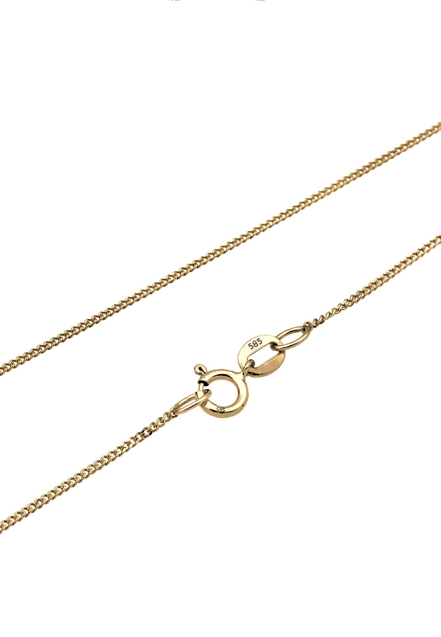 Elli DIAMONDS Collierkettchen »Quadrat Diamant (0.015 ct) 585 Gelbgold«