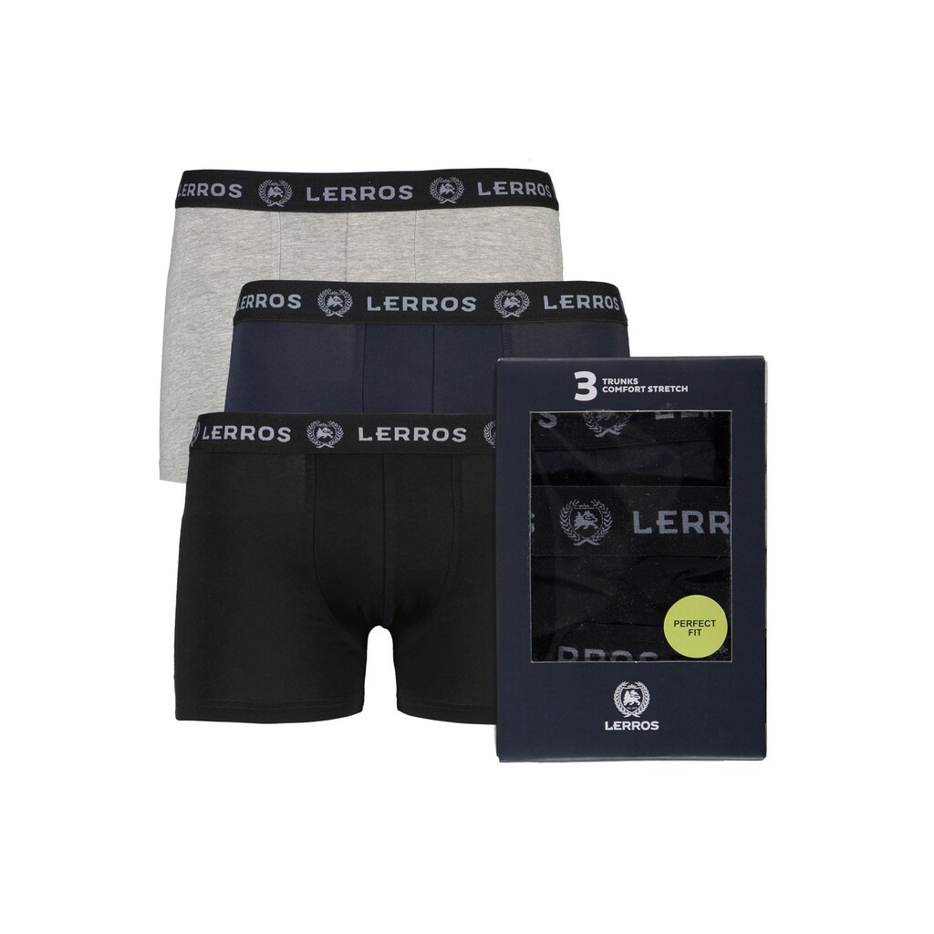 LERROS Boxershorts, (Packung, 3er-Pack)