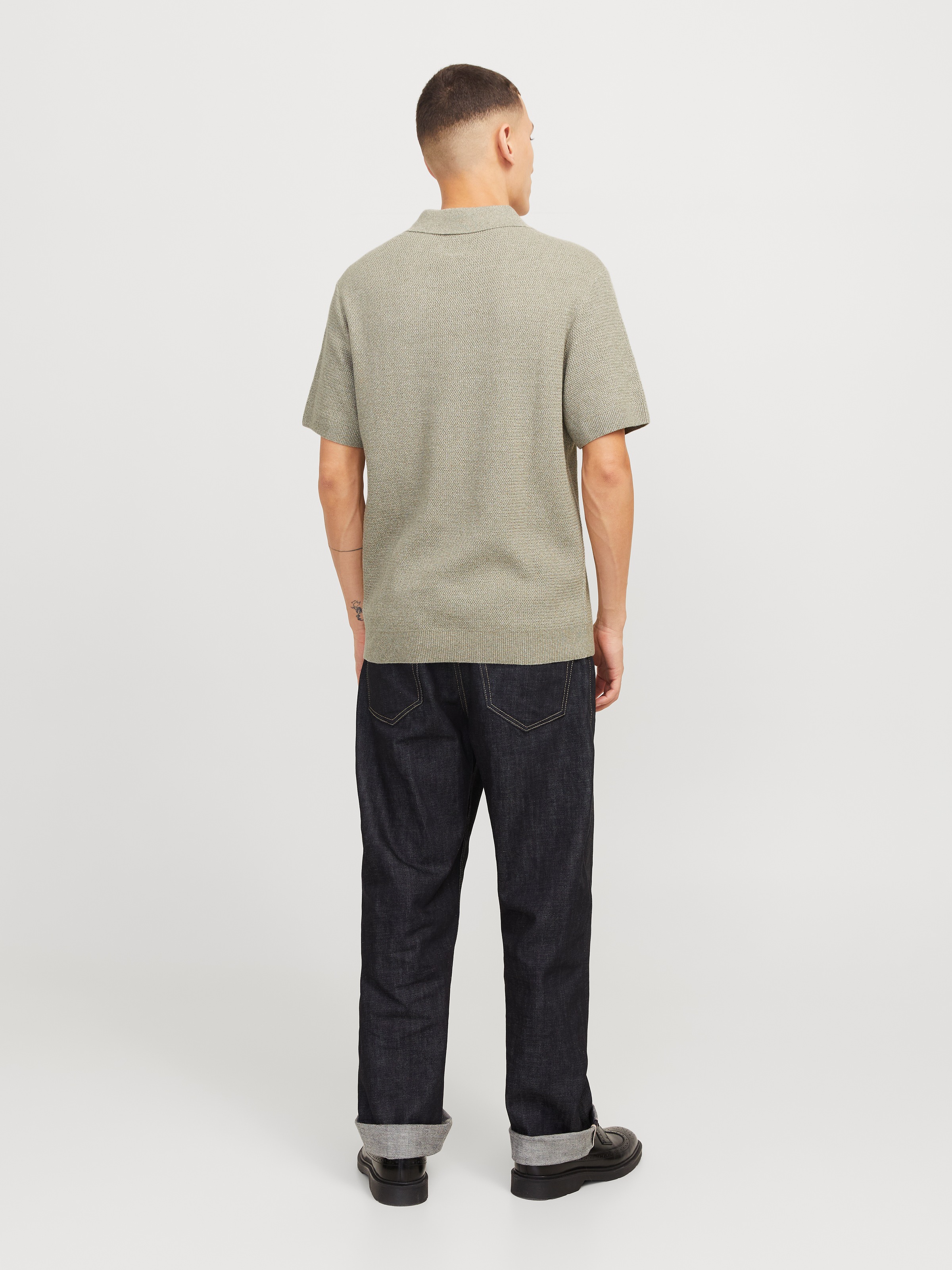 Jack & Jones Polokragenpullover »JPRCCCOOPER KNIT POLO SS SN«