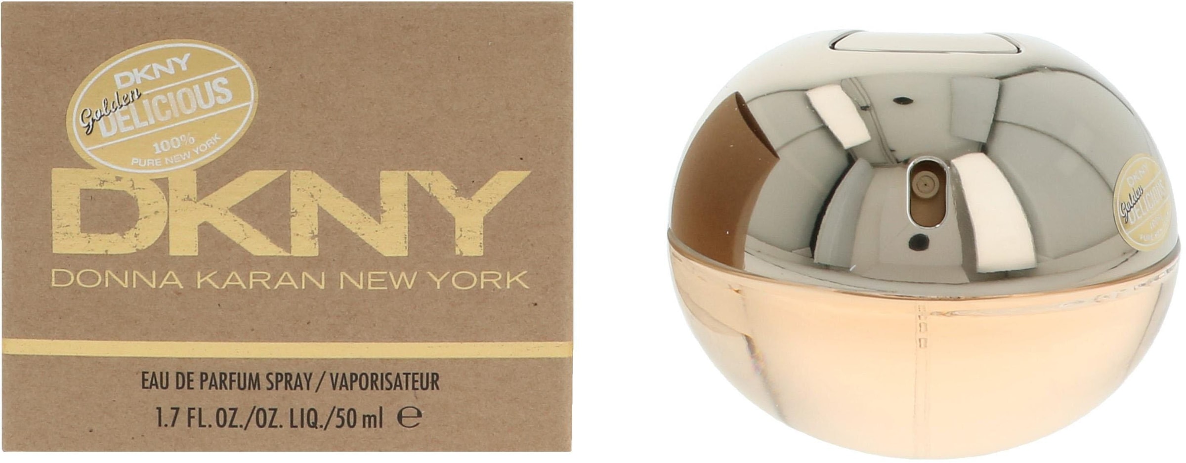 DKNY Eau de Parfum »Golden Delicious«, Blumiger Damenduft mit Orangenblüte, Vanille, Orchidee und Sandelholz.