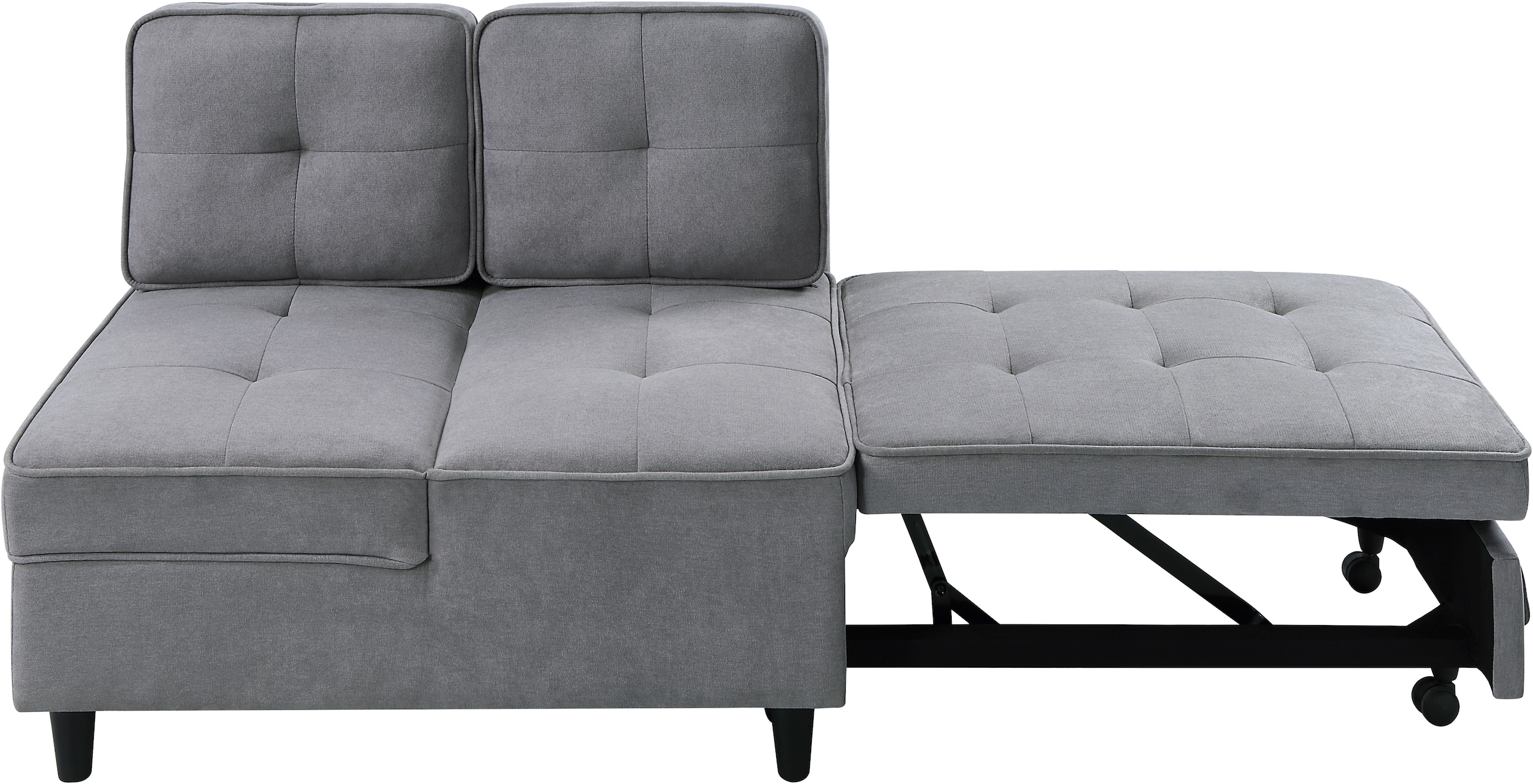 ATLANTIC home collection Schlafsofa »Freddy«, wandelbar zum Loungesessel, Relaxliege und Gästebett, inkl. Kissen