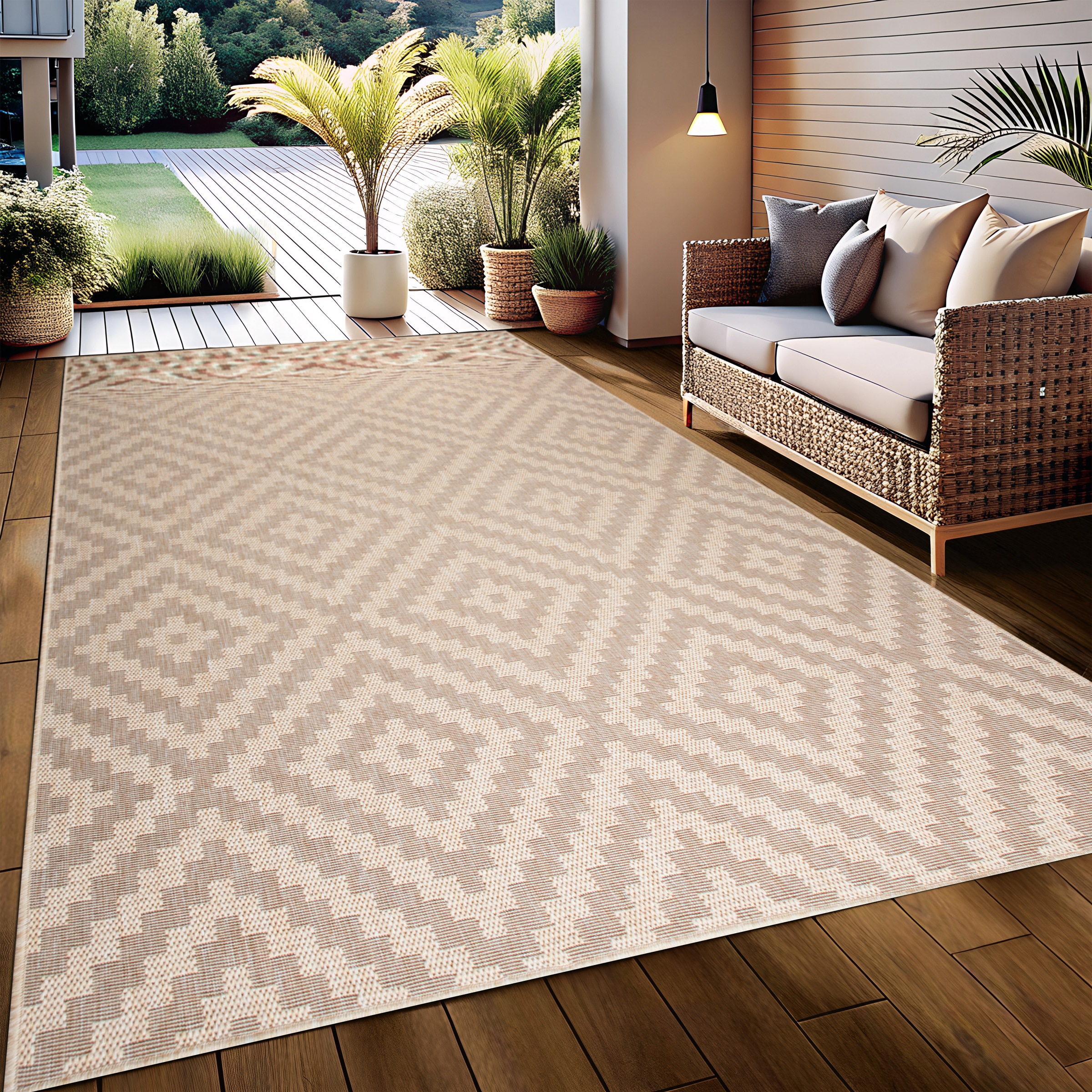 my home Teppich »Cordoba auch als Läufer erhältlich«, rechteckig, 3 mm Höhe günstig online kaufen