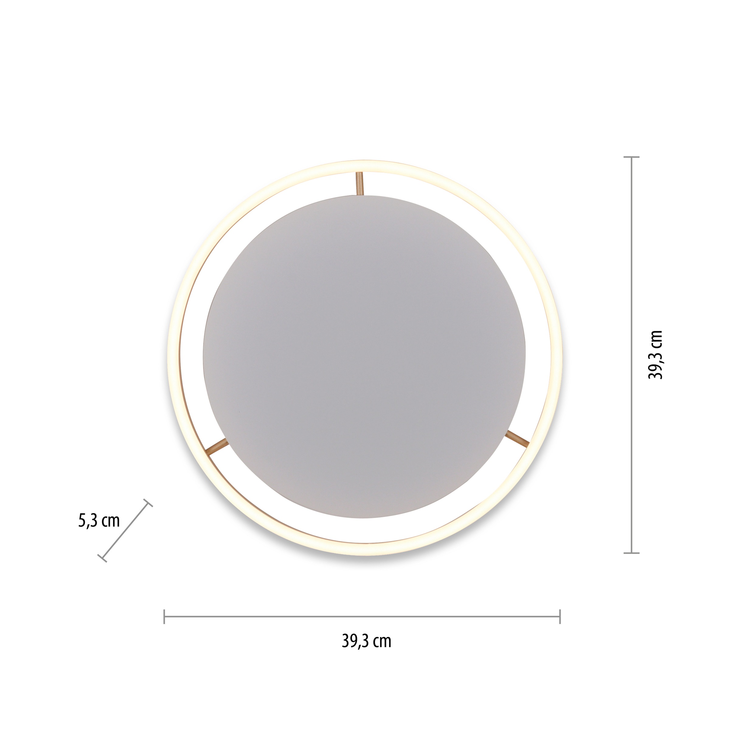 JUST LIGHT Deckenleuchte »RITUS«, 1 flammig, Leuchtmittel LED-Board | LED fest integriert, LED, dimmbar, Switchmo, dimmbar, Switchmo