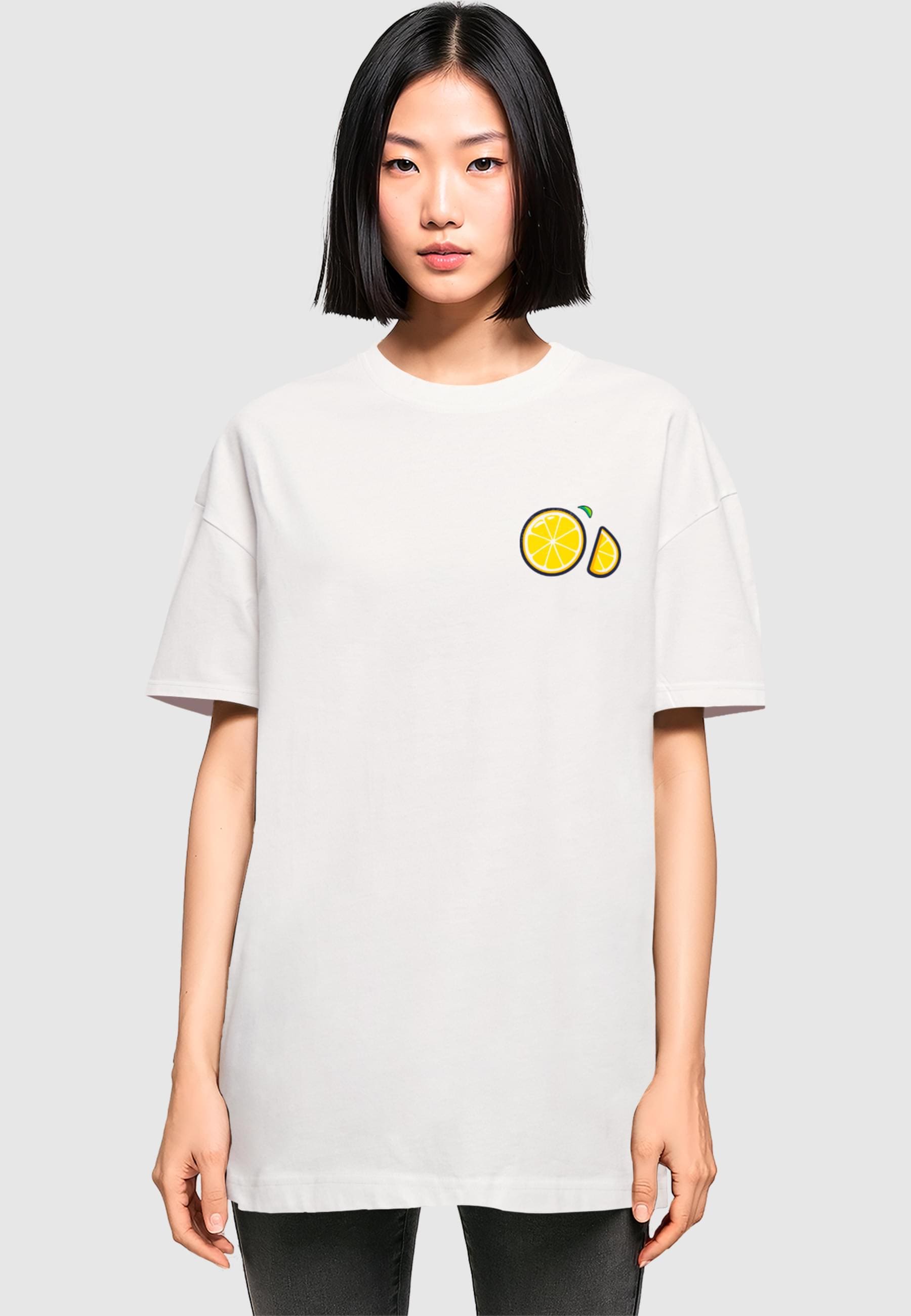 Merchcode T-Shirt »Merchcode Ladies Lemon Party Oversized Tee« 1 Stk.
