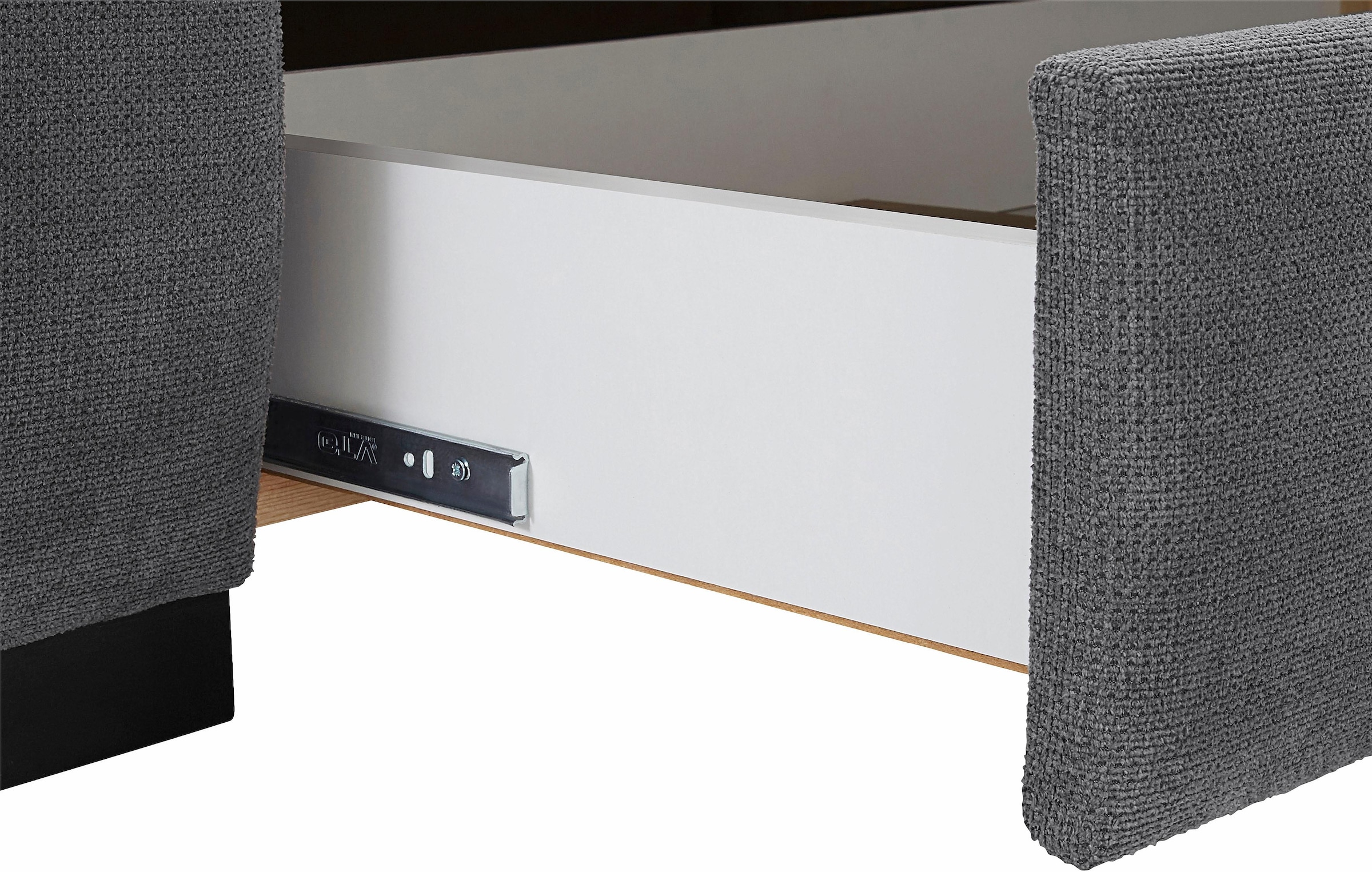 sit&more Ecksofa »Montego L-Form«, wahlweise mit Bettfunktion und Schubkasten