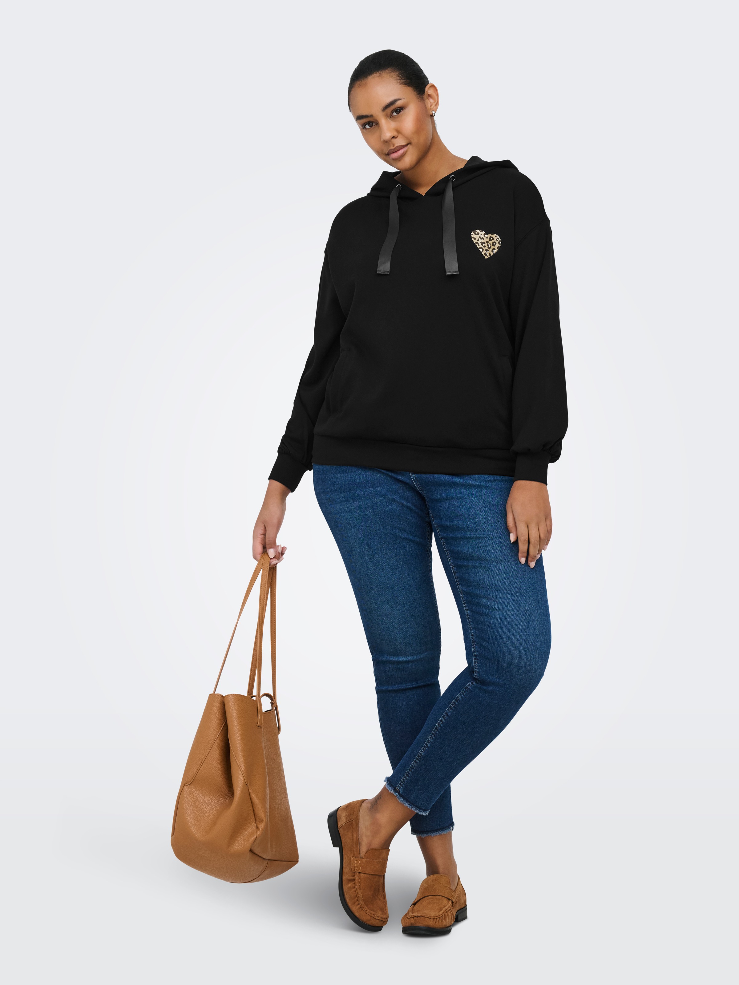 ONLY CARMAKOMA Kapuzensweatshirt »CARMELANIE L/S HOODIE JRS«
