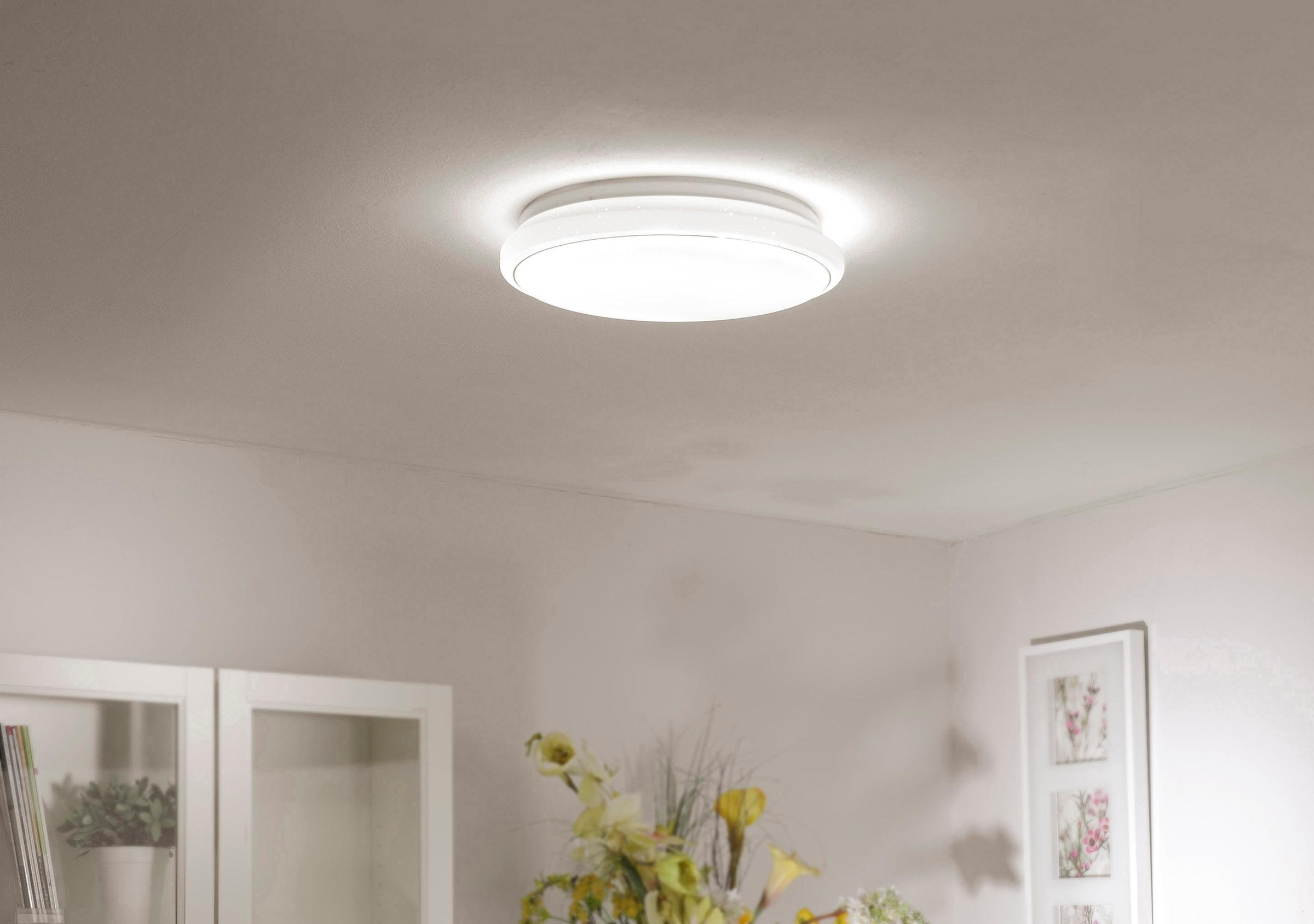 JUST LIGHT Deckenleuchte »JUPITER«, 1 flammig, Leuchtmittel LED-Board | LED fest integriert, 3-Stufen CCT, Farbtemeraturregelung 3000K/4000K/5000K