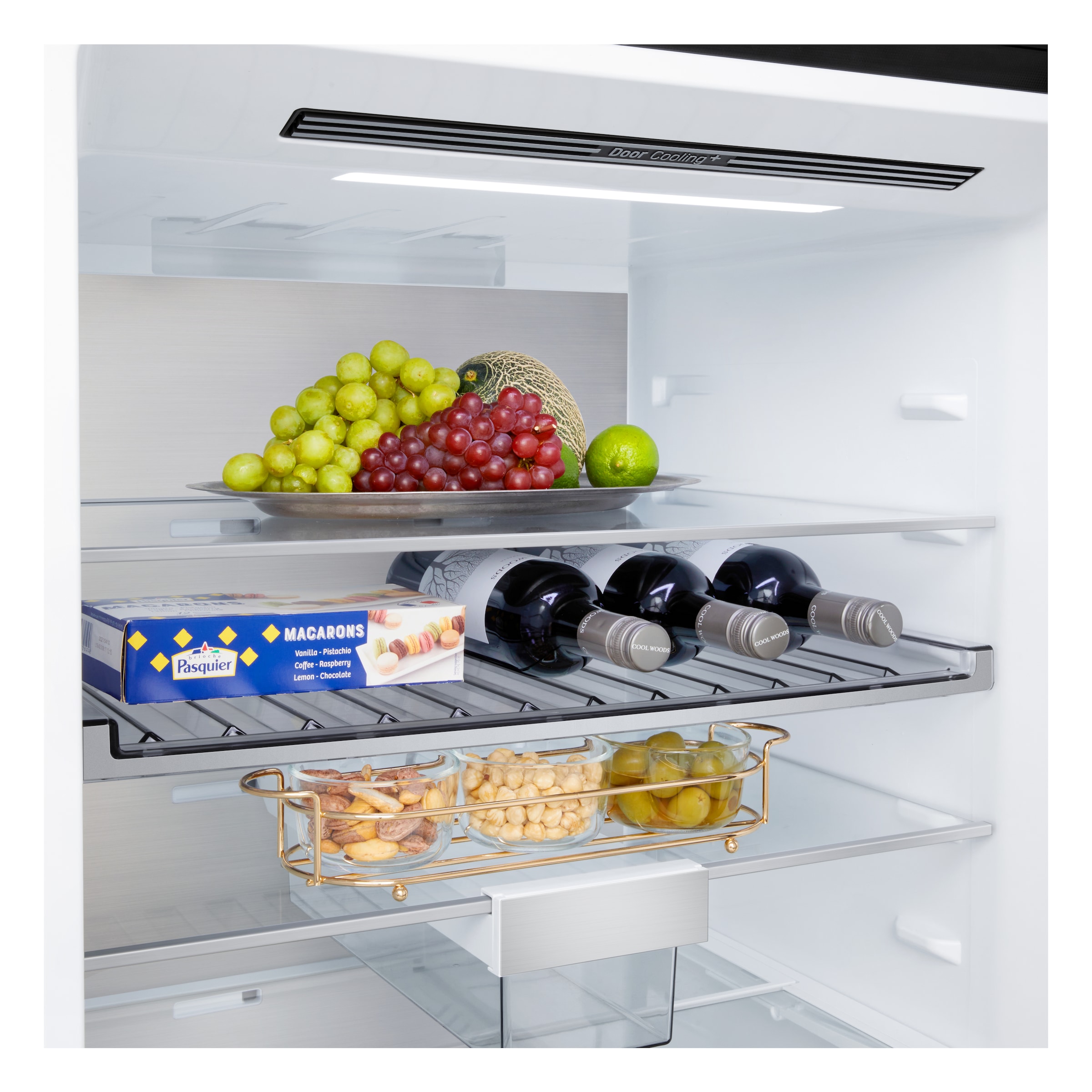 LG Kühl-/Gefrierkombination Serie 7 »GBBW726AEV« 203 cm hoch 69,7 cm breit Vollintegrierbarer Kühlschrank dank frontaler Luftzufuhr und Abluft