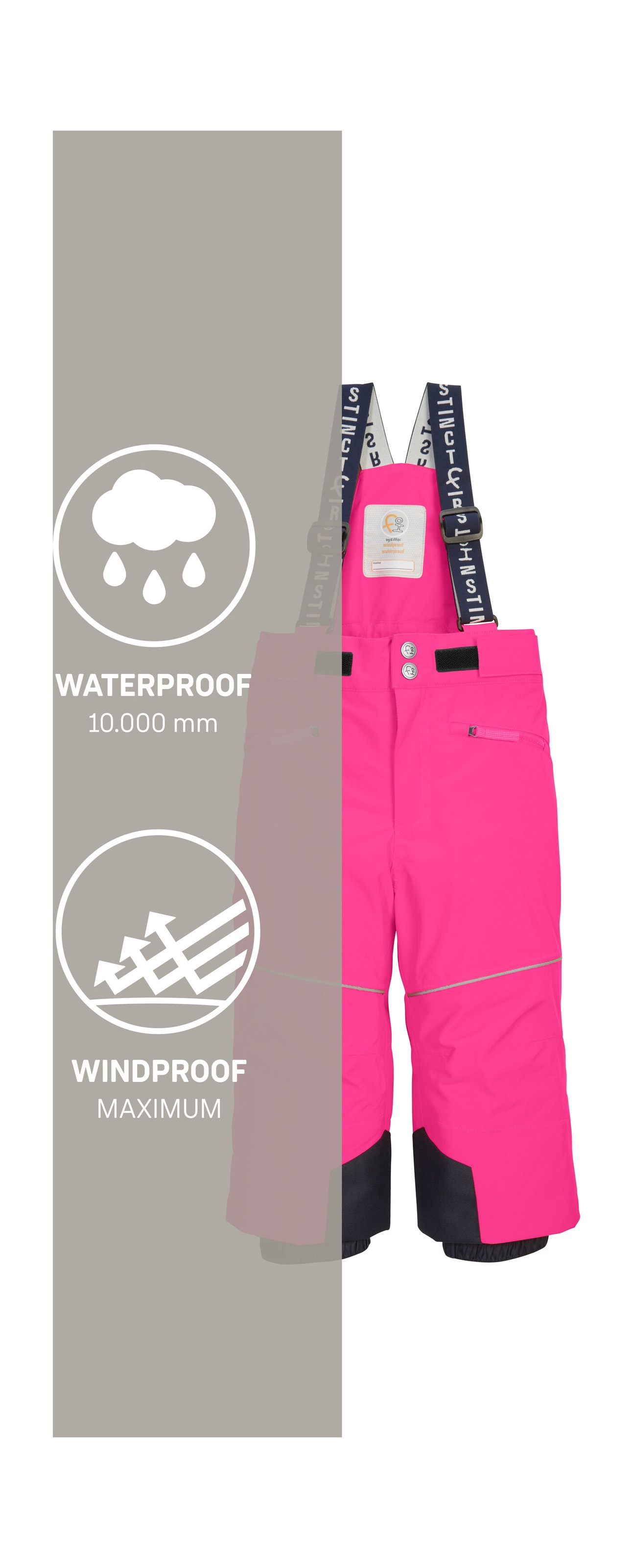 first instinct by killtec Skihose »FISW 48 MNS SKI PNTS«, Wasser- und winddichte Schneehose mit Grow-Up-Funktion und PFAs-frei