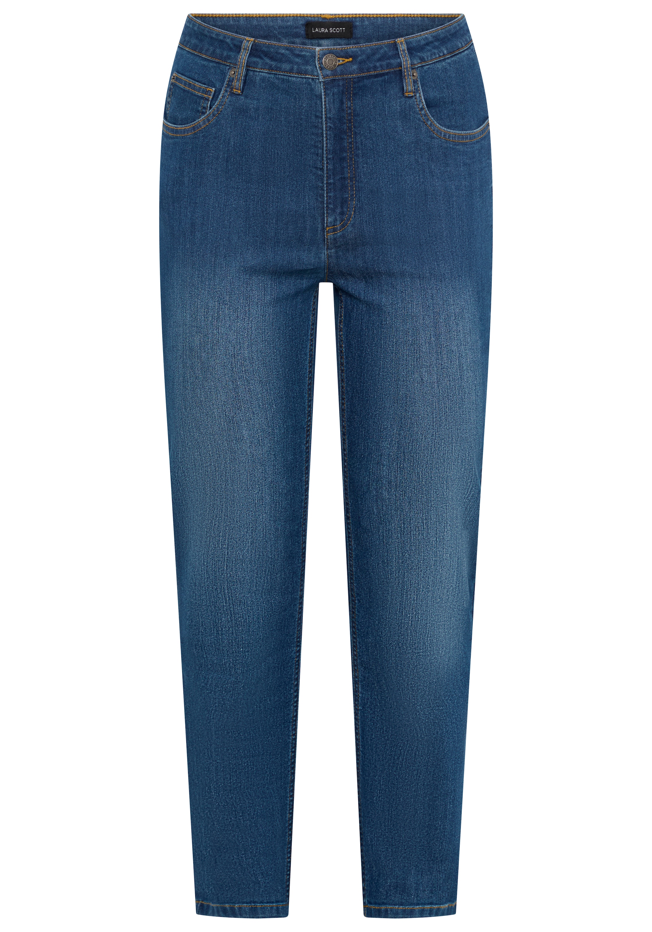 Laura Scott CURVE Gerade Jeans »Große Größen« Straight-Fit, gerader Beinverlauf, hohe Leibhöhe
