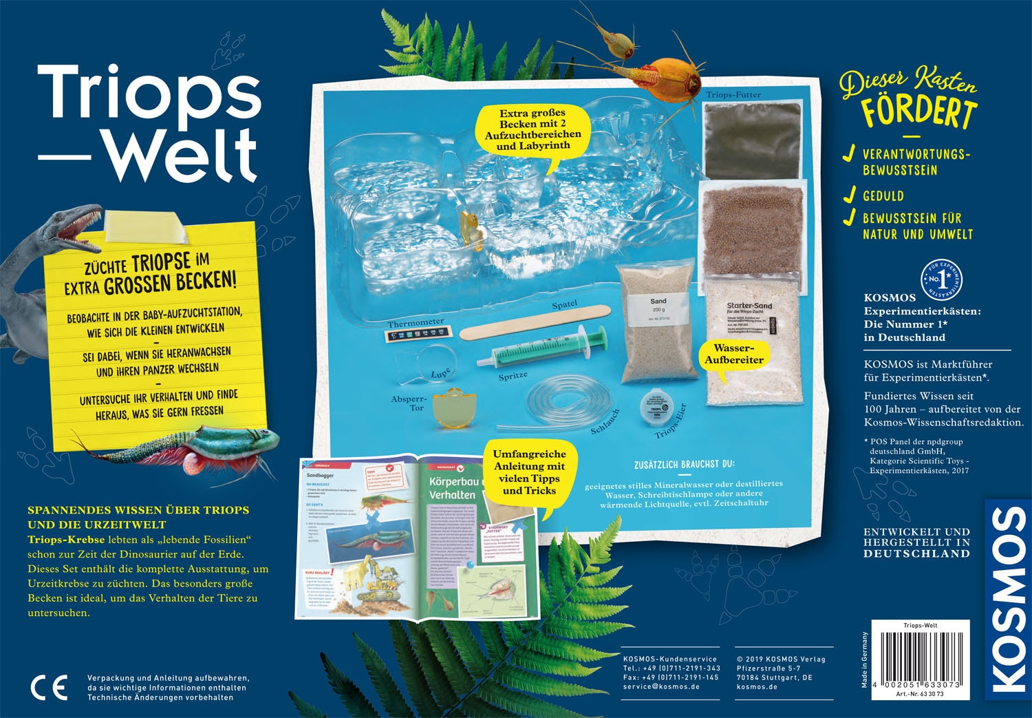 Kosmos Experimentierkasten »Triops-Welt«, Made in Germany