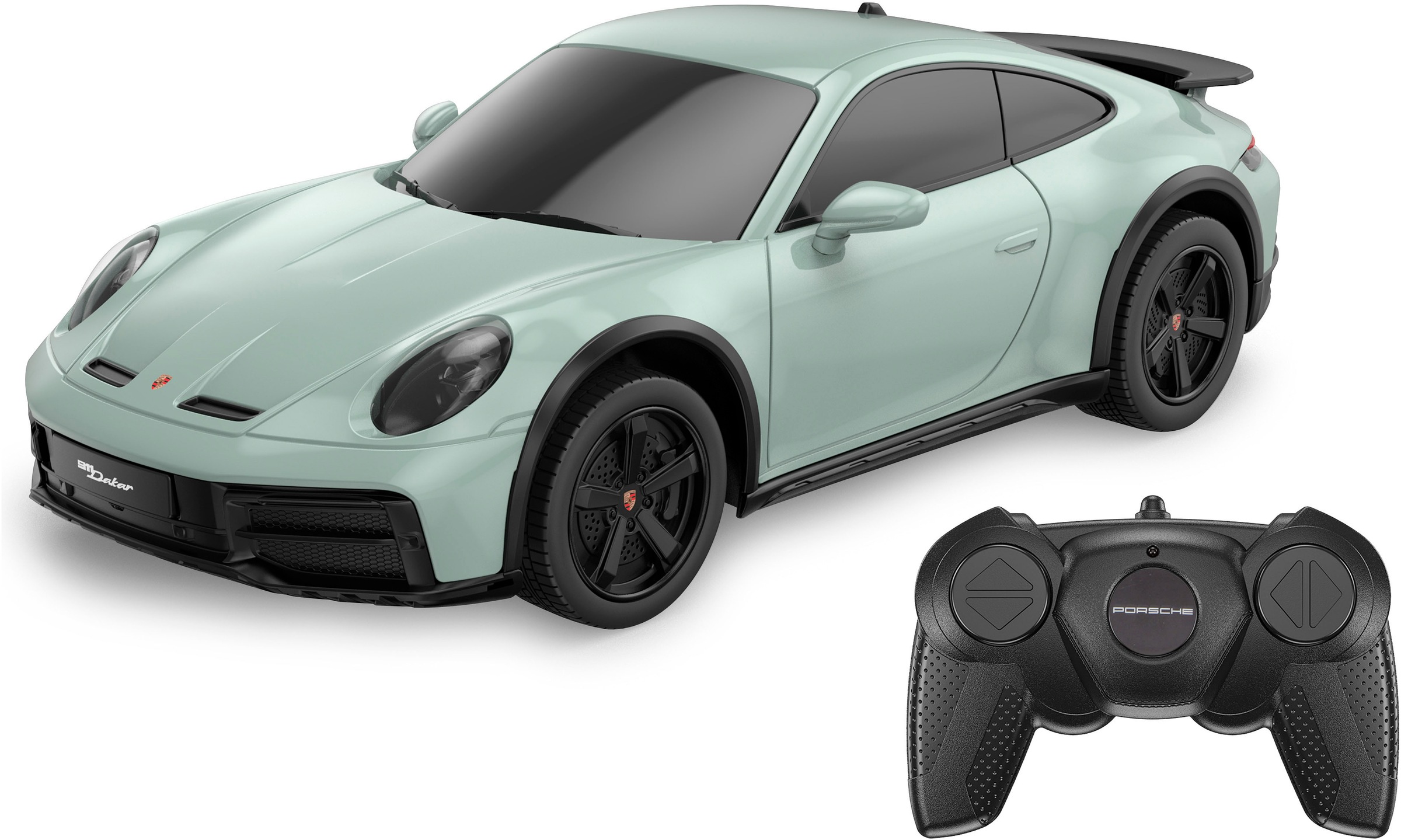 Jamara RC-Auto »Porsche 911 Dakar 1:24 grün schattiert 2,4GHz«