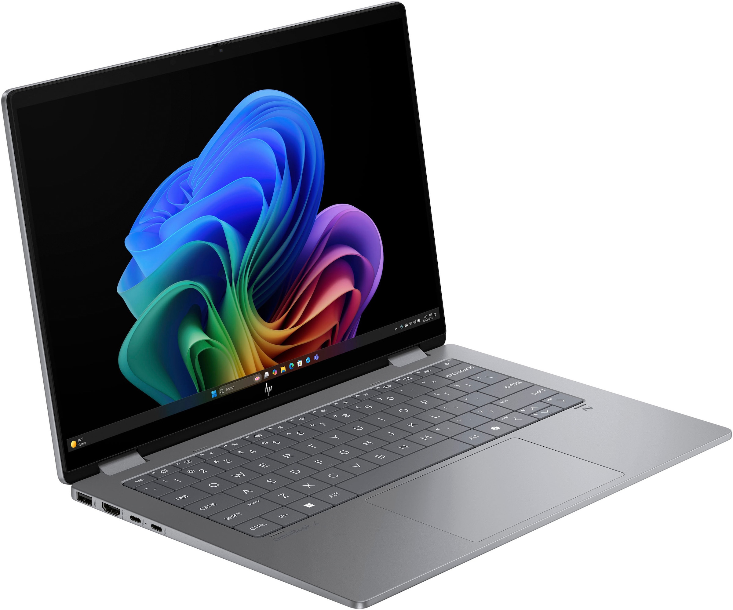 HP Convertible Notebook »OmniBook X Flip 14-fk0252ng«, 35,6 cm, / 14 Zoll, AMD, Ryzen™ AI 5, Radeon, 512 GB SSD