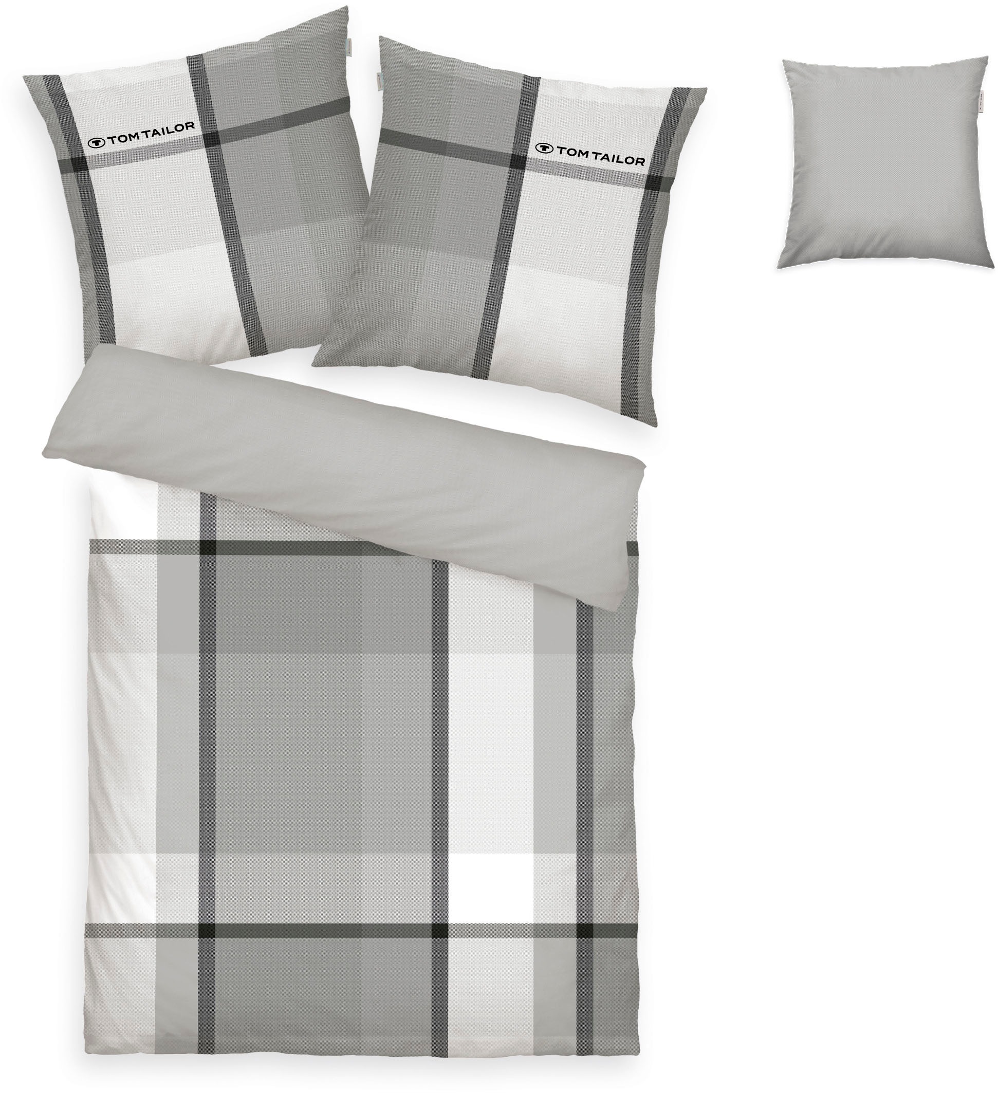 TOM TAILOR HOME Bettwäsche »Lenny in Gr. 135x200 oder 155x220 cm« 3 Stk. tl günstig online kaufen