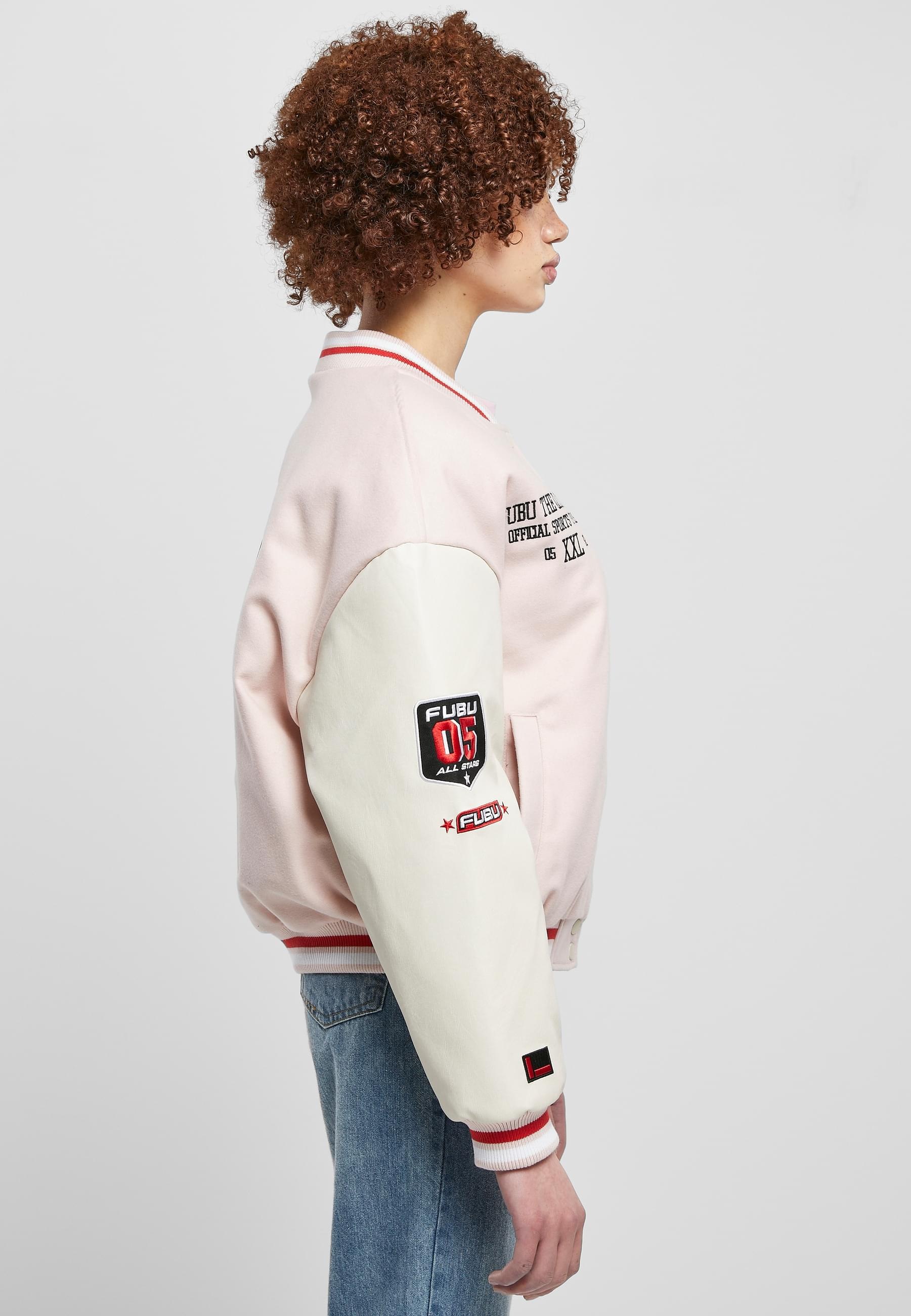 Fubu Anorak »Fubu Damen FW231-017-2 FUBU College Varsity Jacket« 1 Stk. tlg. ohne Kapuze