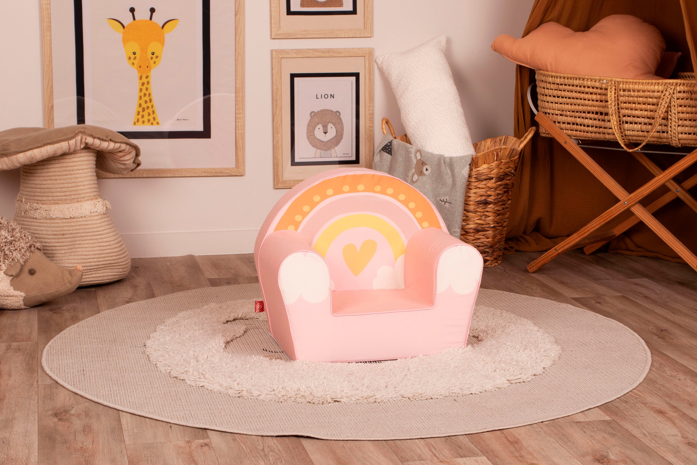 Knorrtoys® Sessel »Regenbogen«, für Kinder; Made in Europe