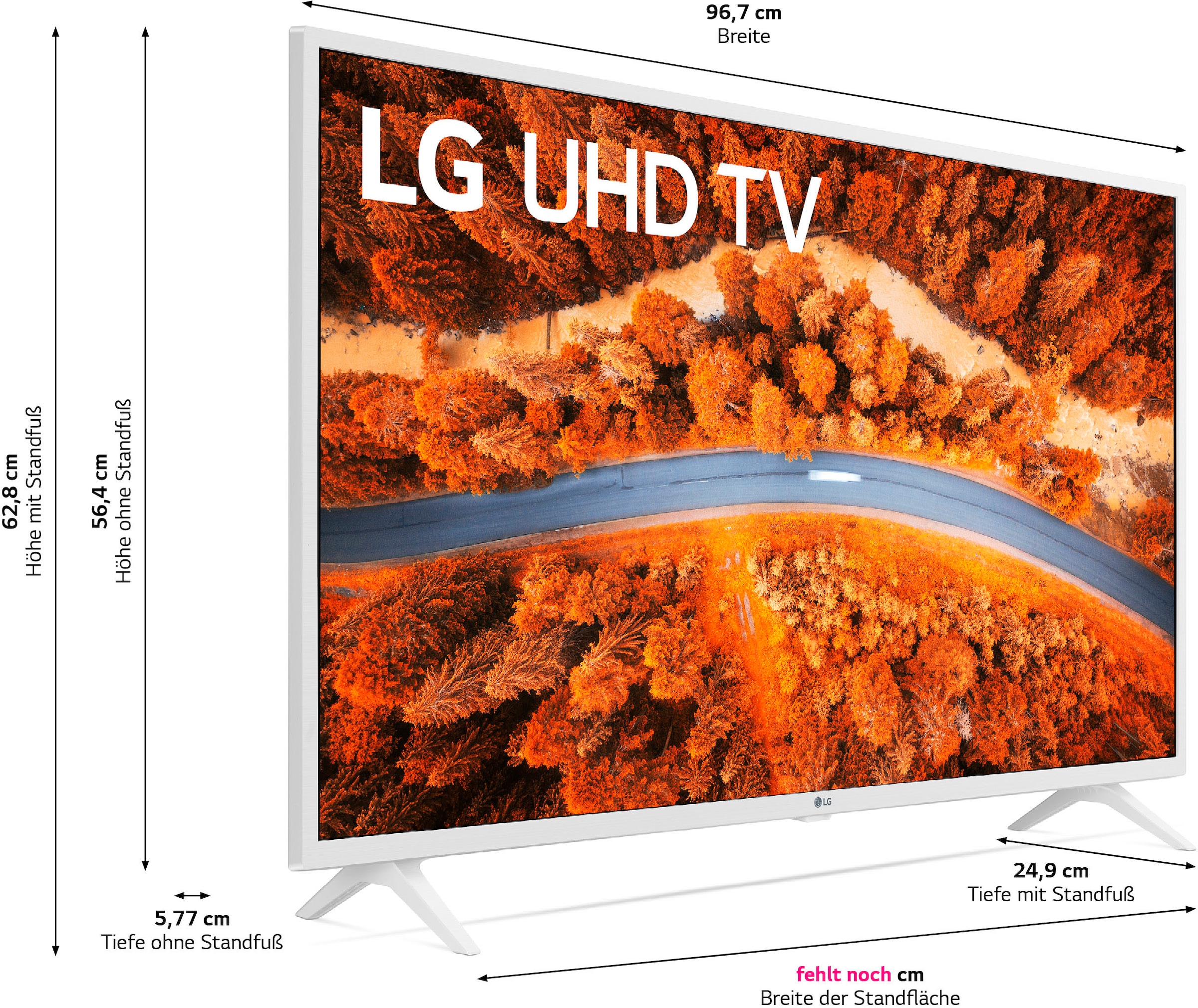 kaufen 4K Ultra LG Zoll, Fernseher LCD-LED HD, 108 »43UP76909LE«, Smart-TV online cm/43