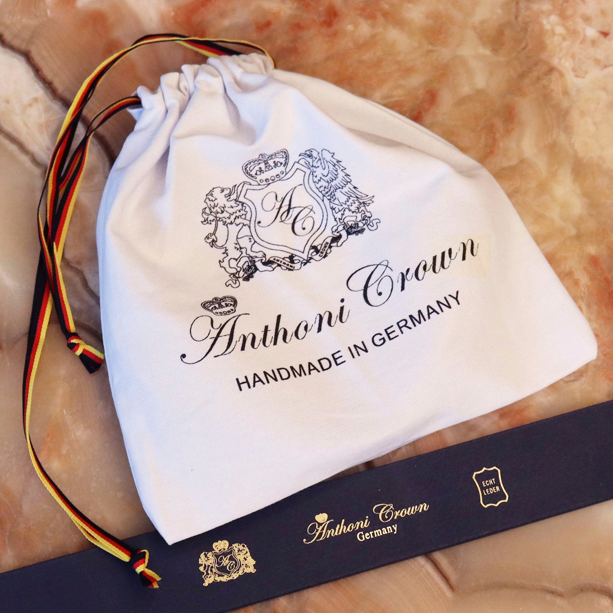 Anthoni Crown Ledergürtel, mit bequem Dornschließe goldfarbener kaufen filigraner