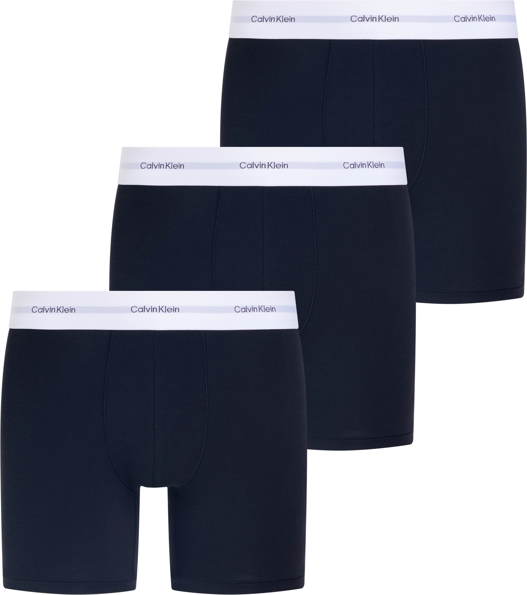 Calvin Klein Underwear Boxershorts »BOXER BRIEF 3PK«, (Packung, 3 St., 3er-Pack), mit Logobund