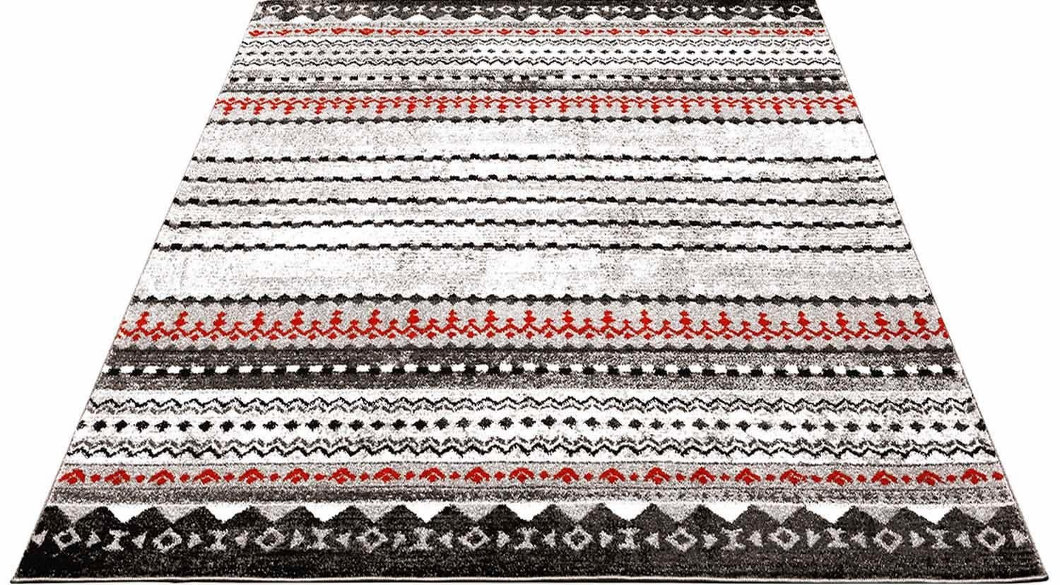Carpet City Teppich »Moda 1136«, rechteckig, 11 mm Höhe, Läufer, Kurzflor, Wohnzimmer