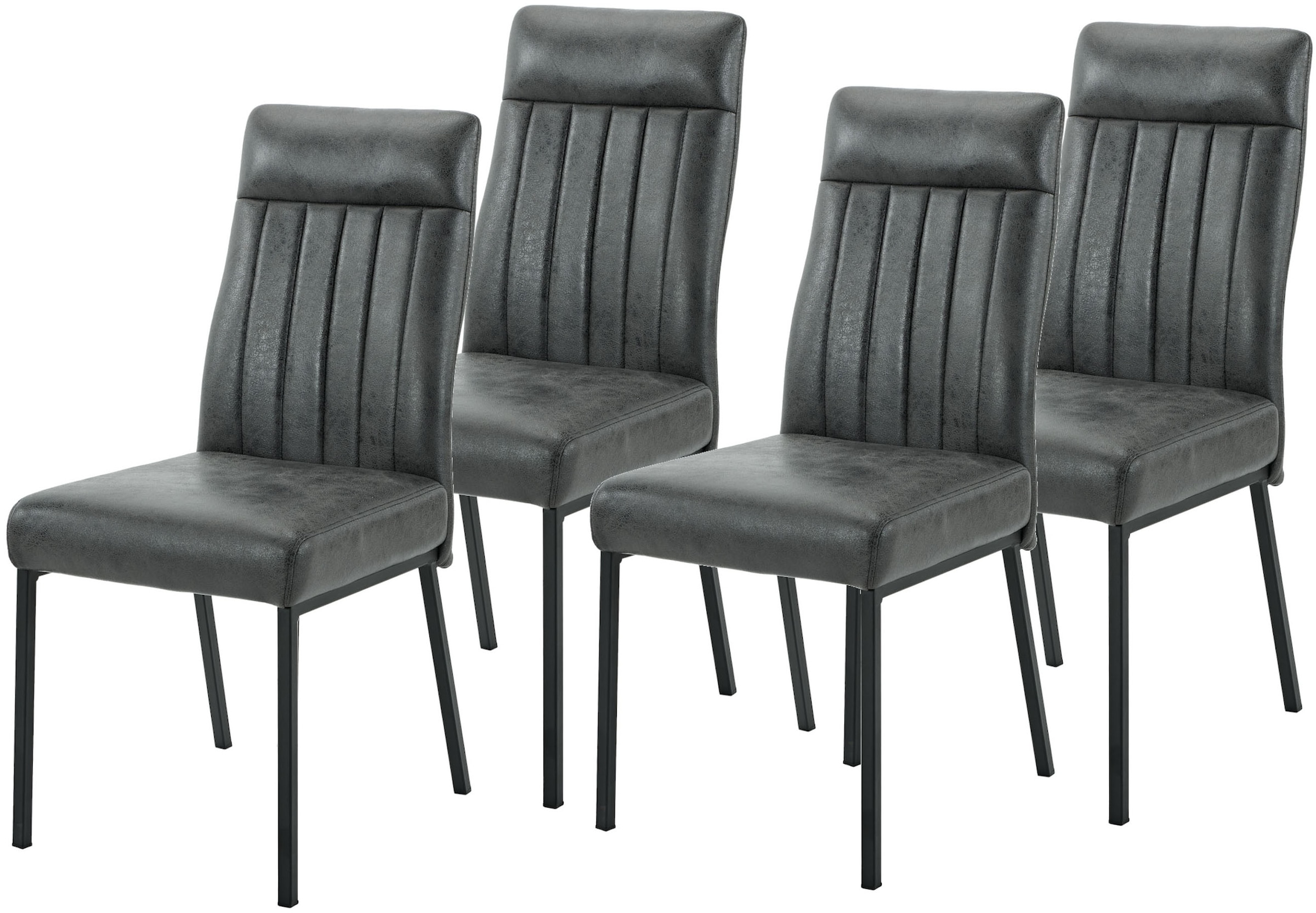 HELA 4-Fußstuhl »CATANIA« (Set) 4 Stk.4-Fuß, Federkorb, Vierkantrohrgestell günstig online kaufen