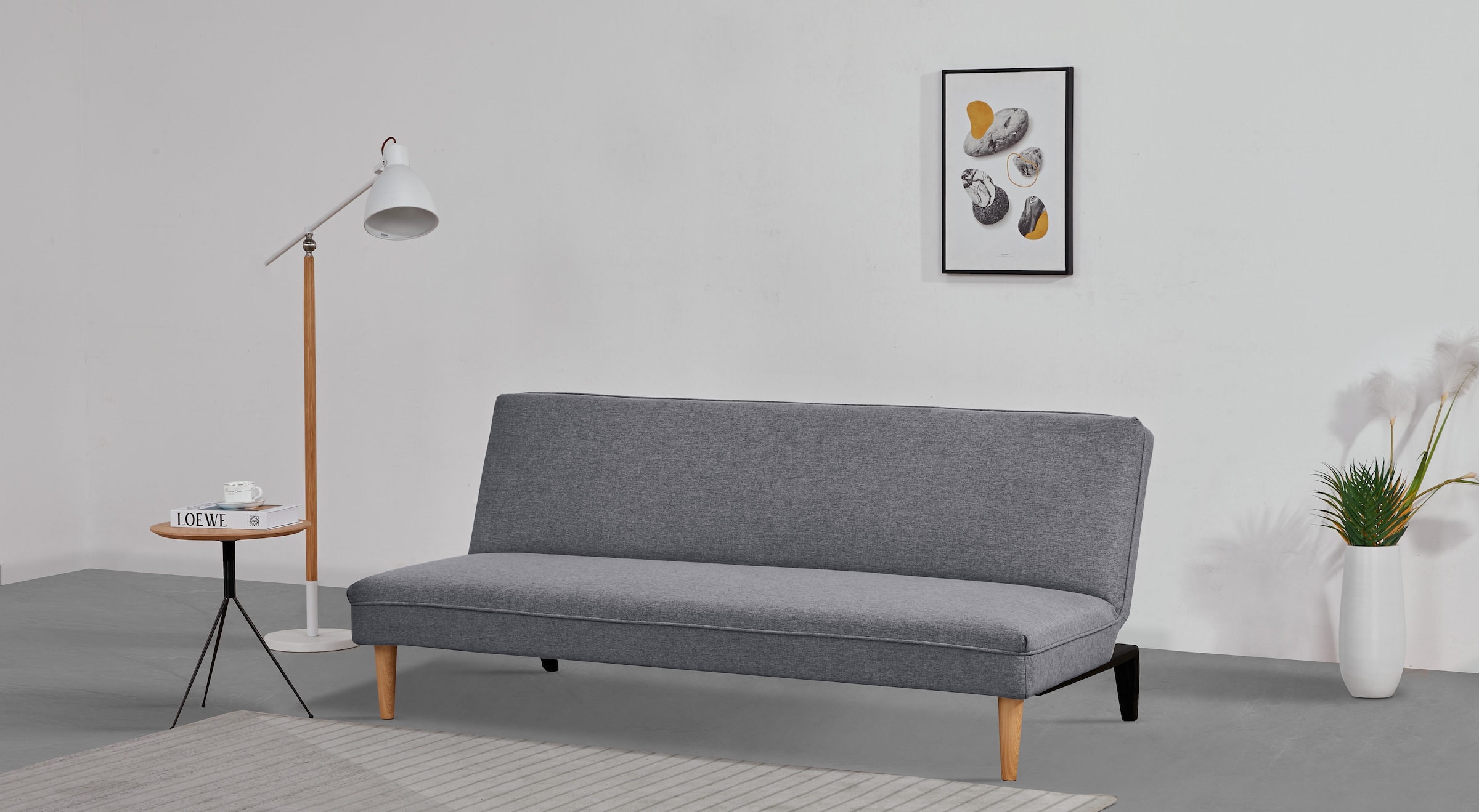 INOSIGN Schlafsofa »MONIDA, Schlafsofa, Klappsofa, 3-Sitzer mit Bettfunktion und«, verstellbarer Rückenlehne