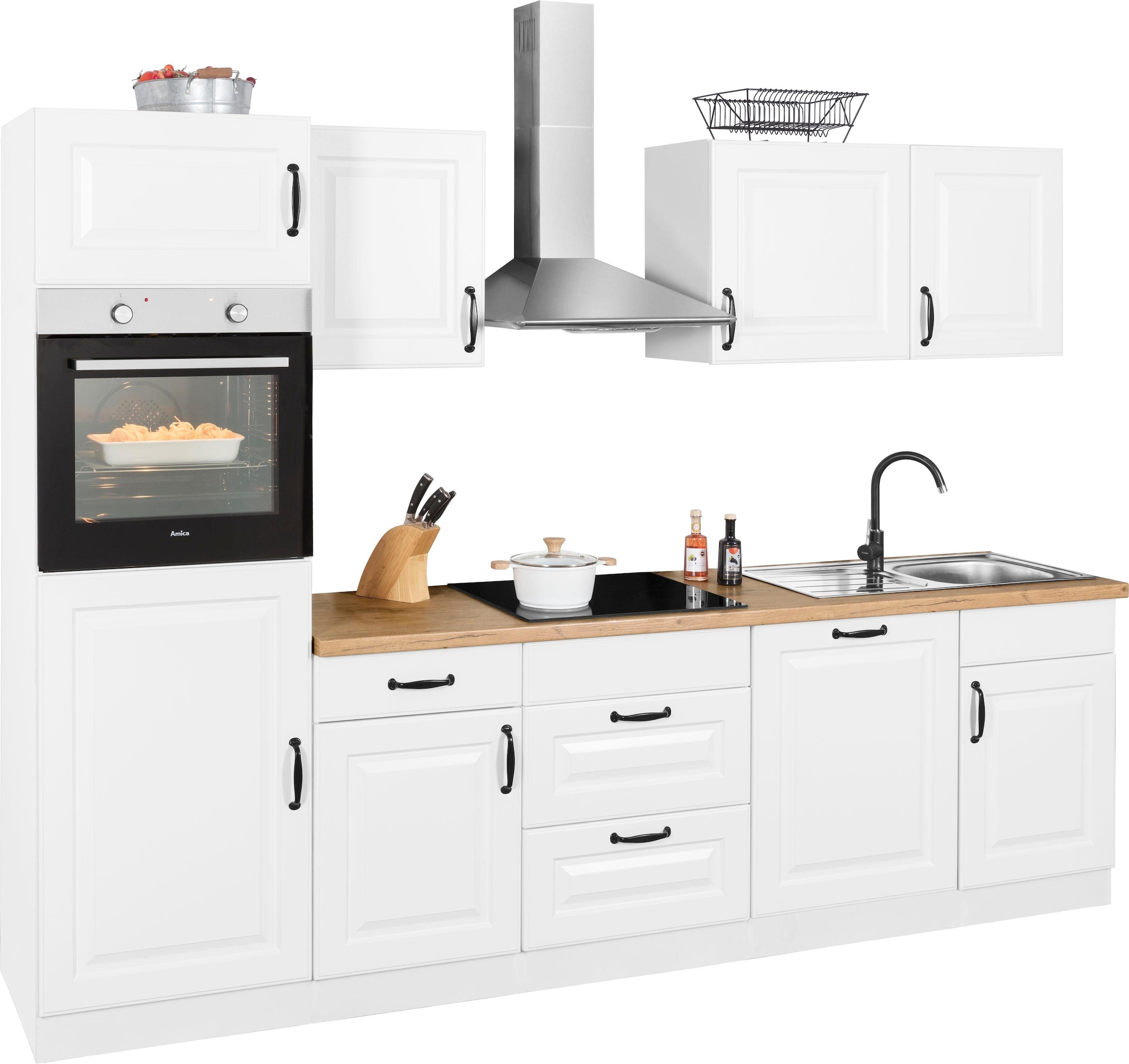 wiho Küchen Küchenzeile »Erla«, mit E-Geräten, Breite 280 cm online  bestellen