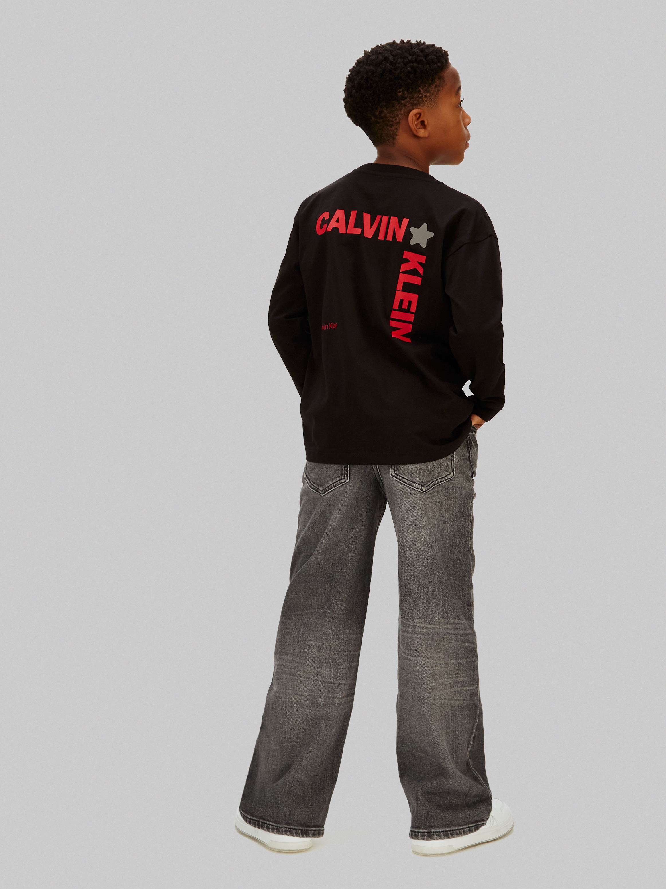 Calvin Klein Jeans Langarmshirt Regular fit, für Kinder bis 16 Jahre