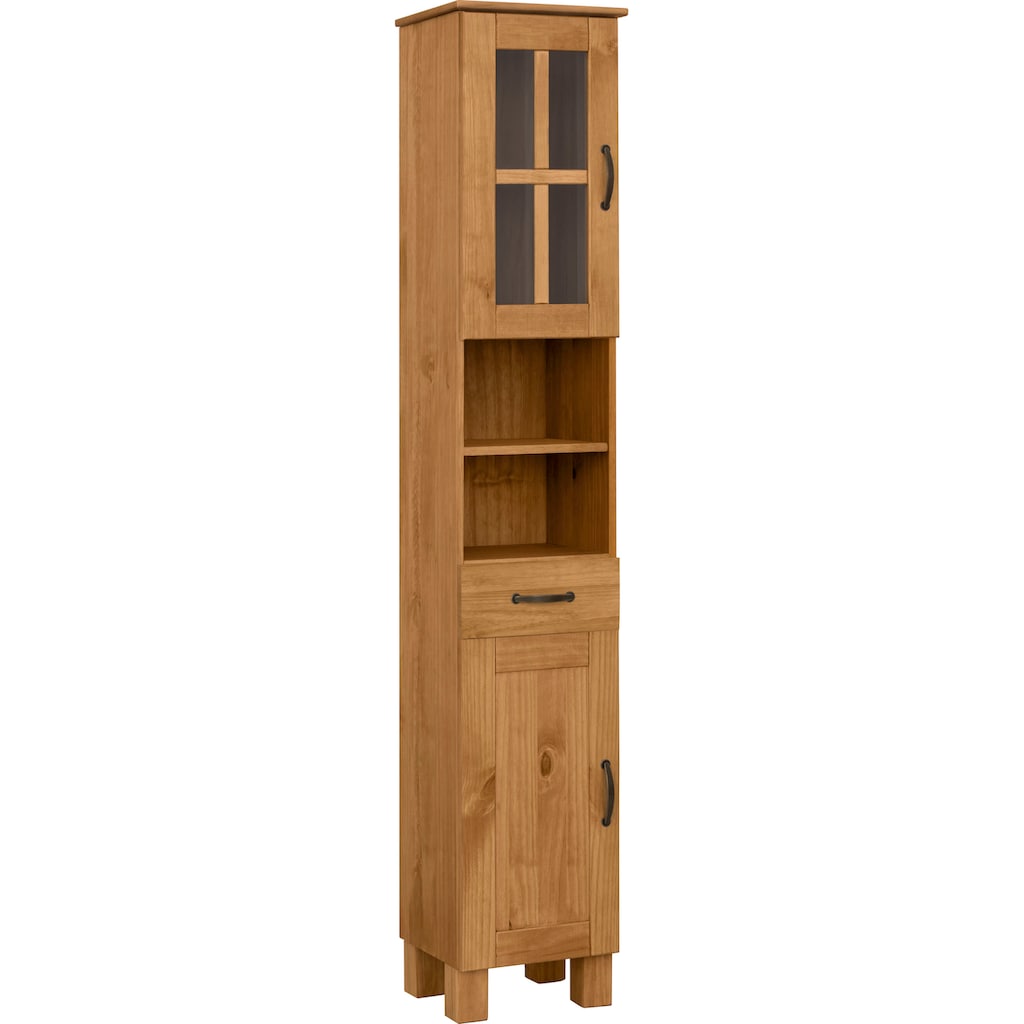 Home affaire Hochschrank »Rodby«, FSC®-zertifiziertes Massivholz, Breite 33 cm, Höhe 180 cm