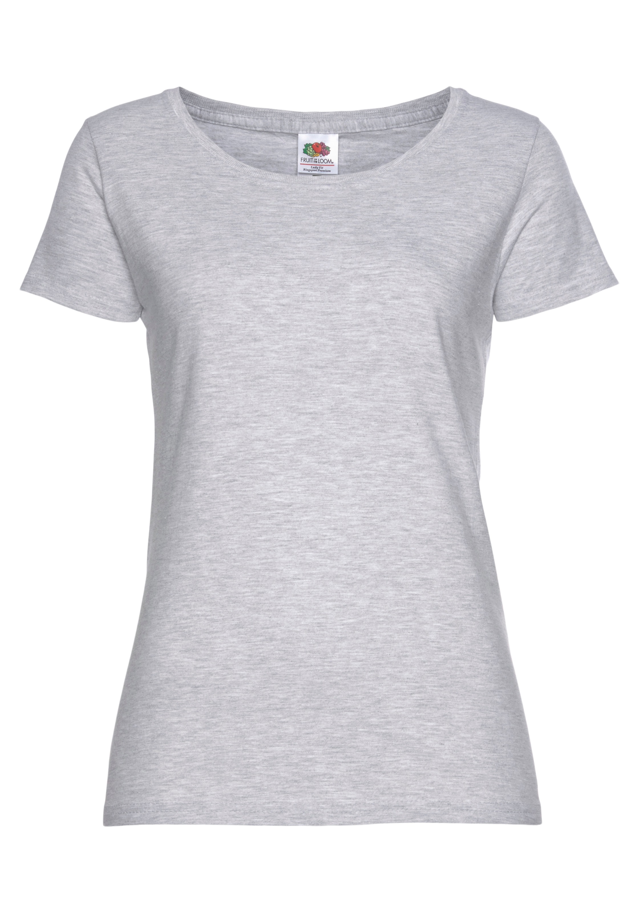 Fruit of the Loom Rundhalsshirt »Lady Fit Premium« Packung, 2er-Pack, 2 Stk.