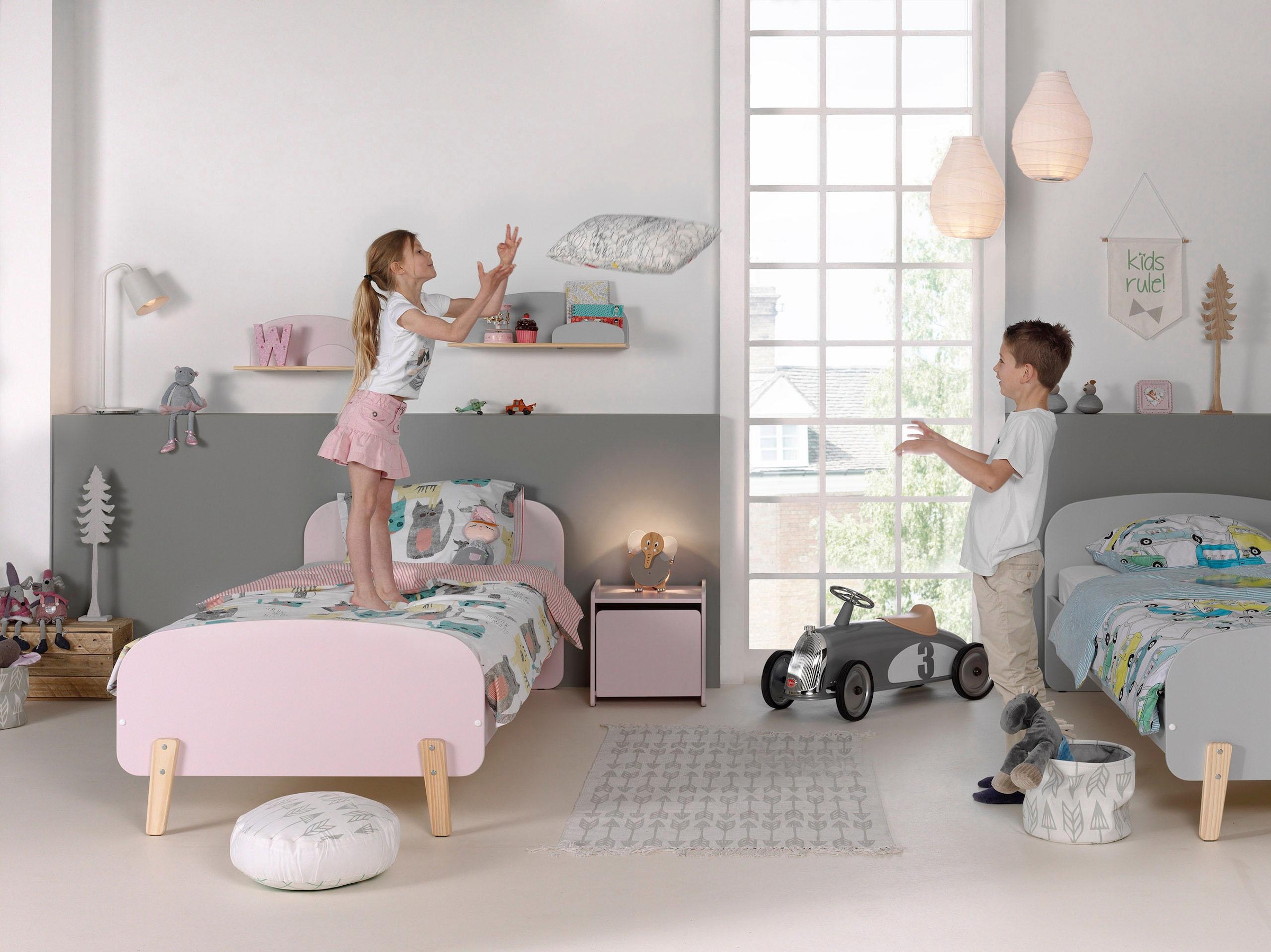 Vipack Nachtkonsole »Kiddy«, (Made in Europe), MDF-Oberfläche