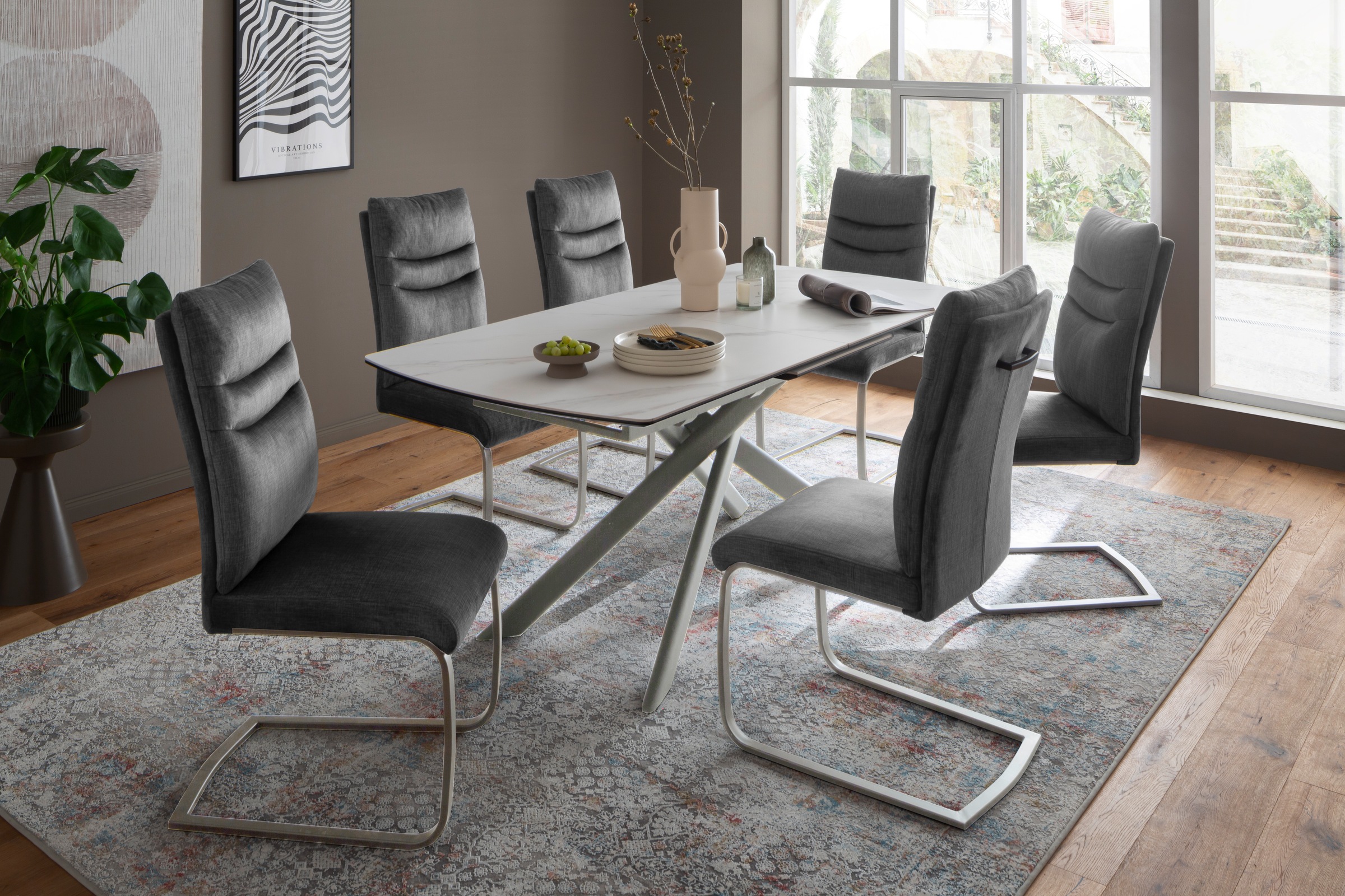 MCA furniture Esstisch »VANINO Auszugtisch 180-230 cm marmoriert«, (1 St.), günstig online kaufen