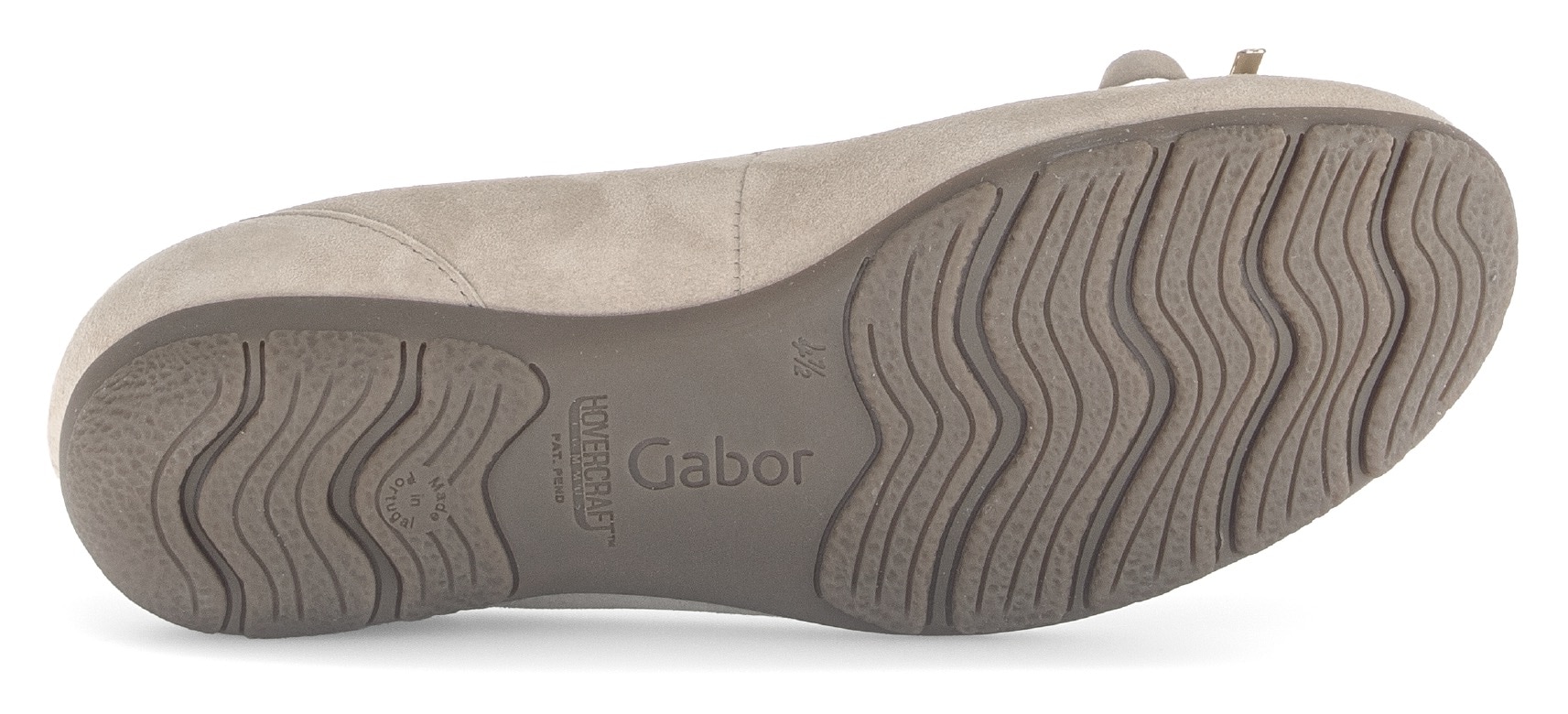 Gabor Ballerina, Flache Schuhe, Business Schuhe mit Hovercraft Luftkammern-Laufsohle