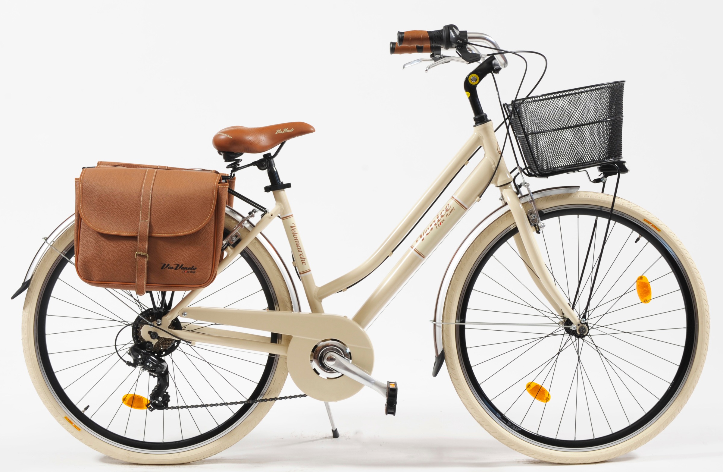 Bild von VENICE - I love Italy Cityrad »Citybike 605 Alu Lady«, 6 Gang, Kettenschaltung, für Damen, Kettenschaltung
